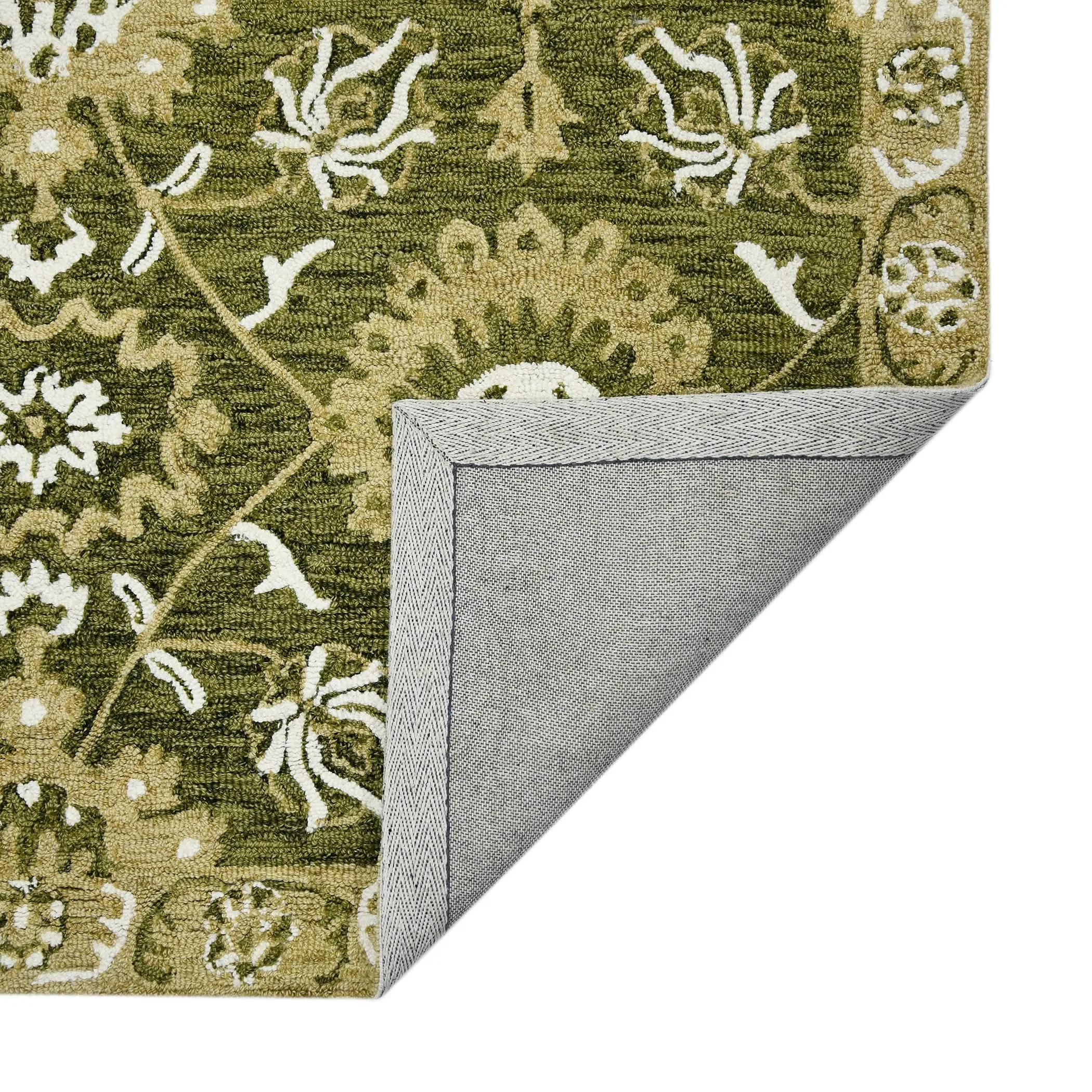 Romesha Newburg Hand-Hooked Wool Area Rug