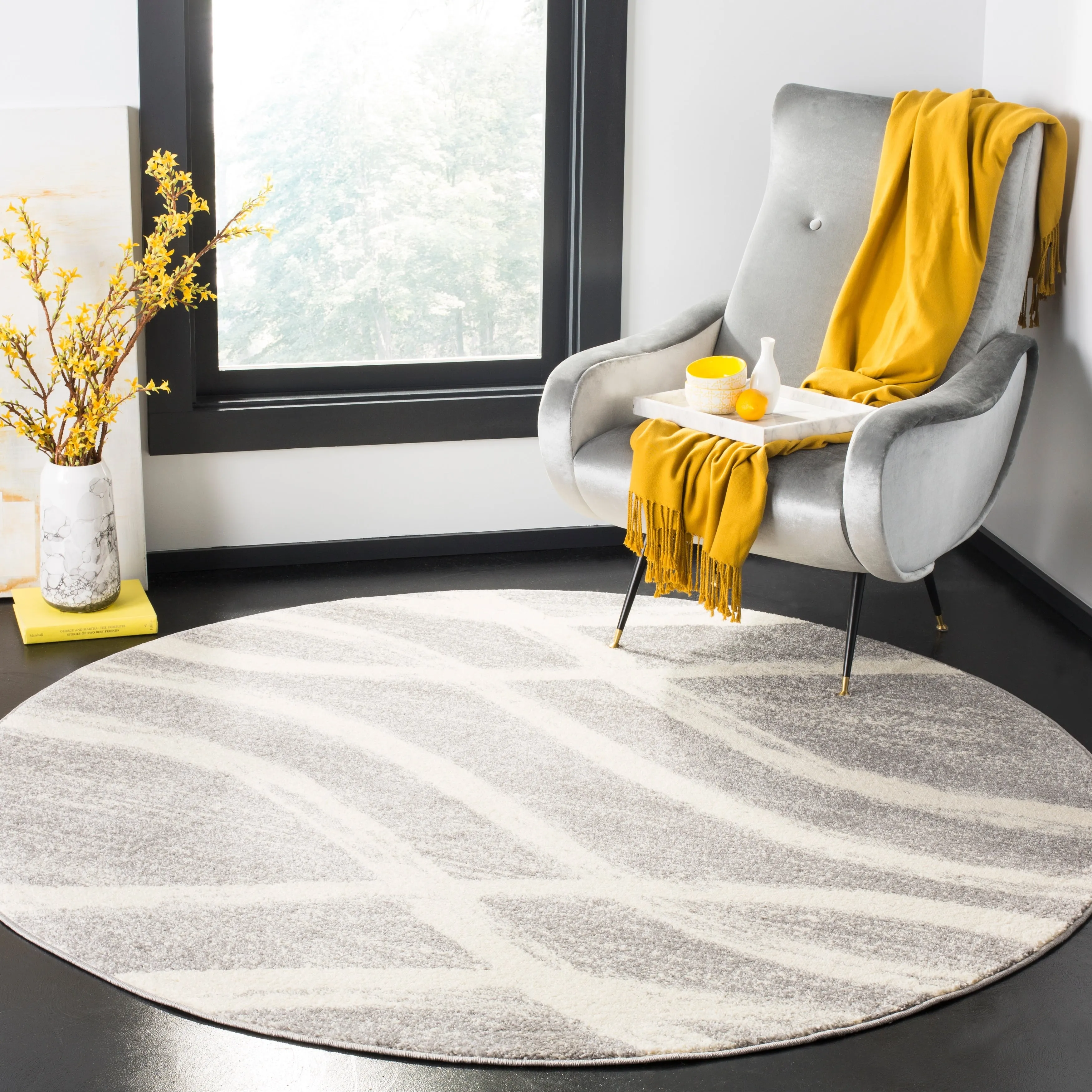 SAFAVIEH. Adirondack Vinni Modern Abstract Distressed Rug