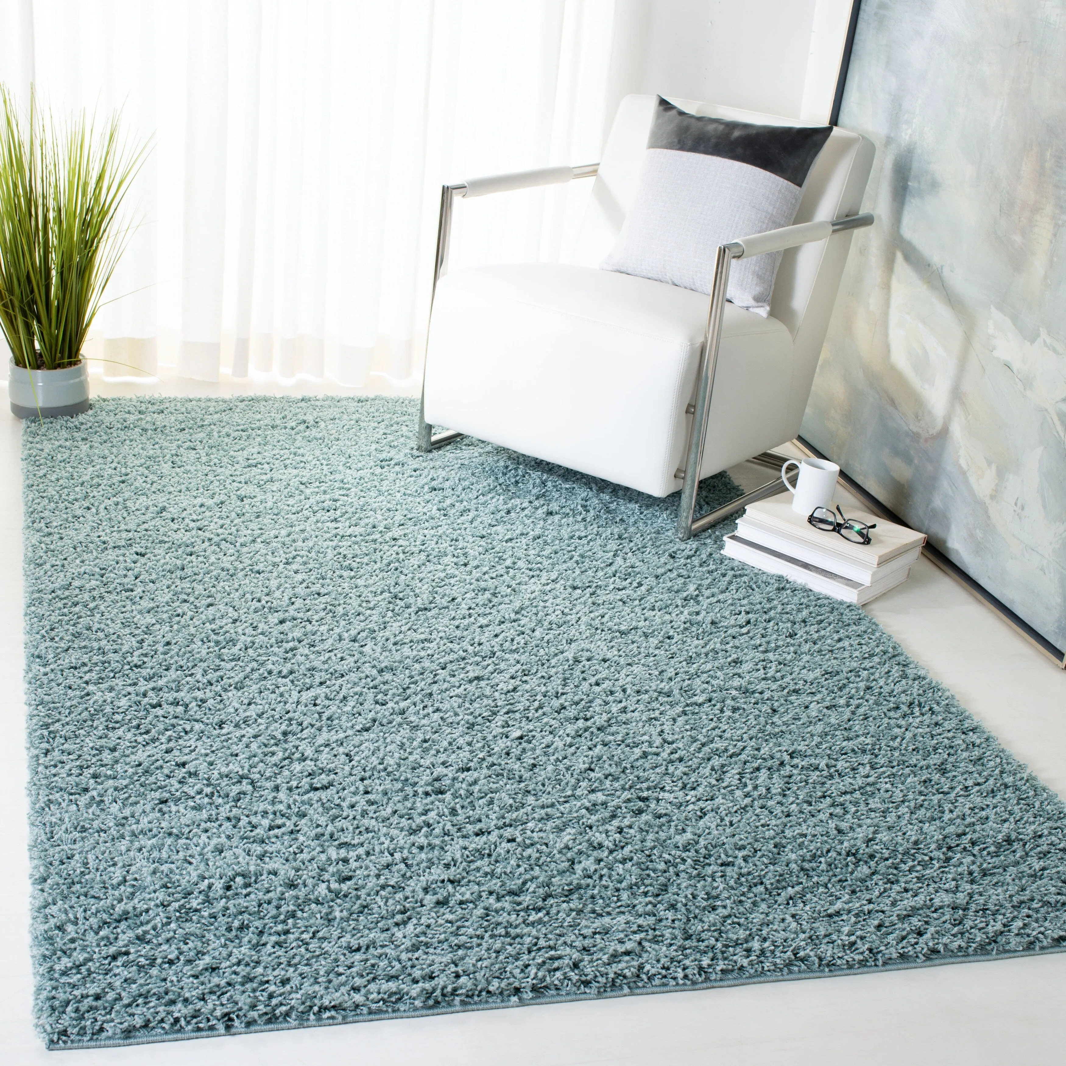SAFAVIEH Athens Bharati Ilaha 1.5-inch Thick Rug