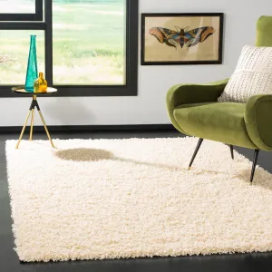 SAFAVIEH Athens Shag Ilaha 1.5-inch Thick Rug - Ivory - 10' x 14'