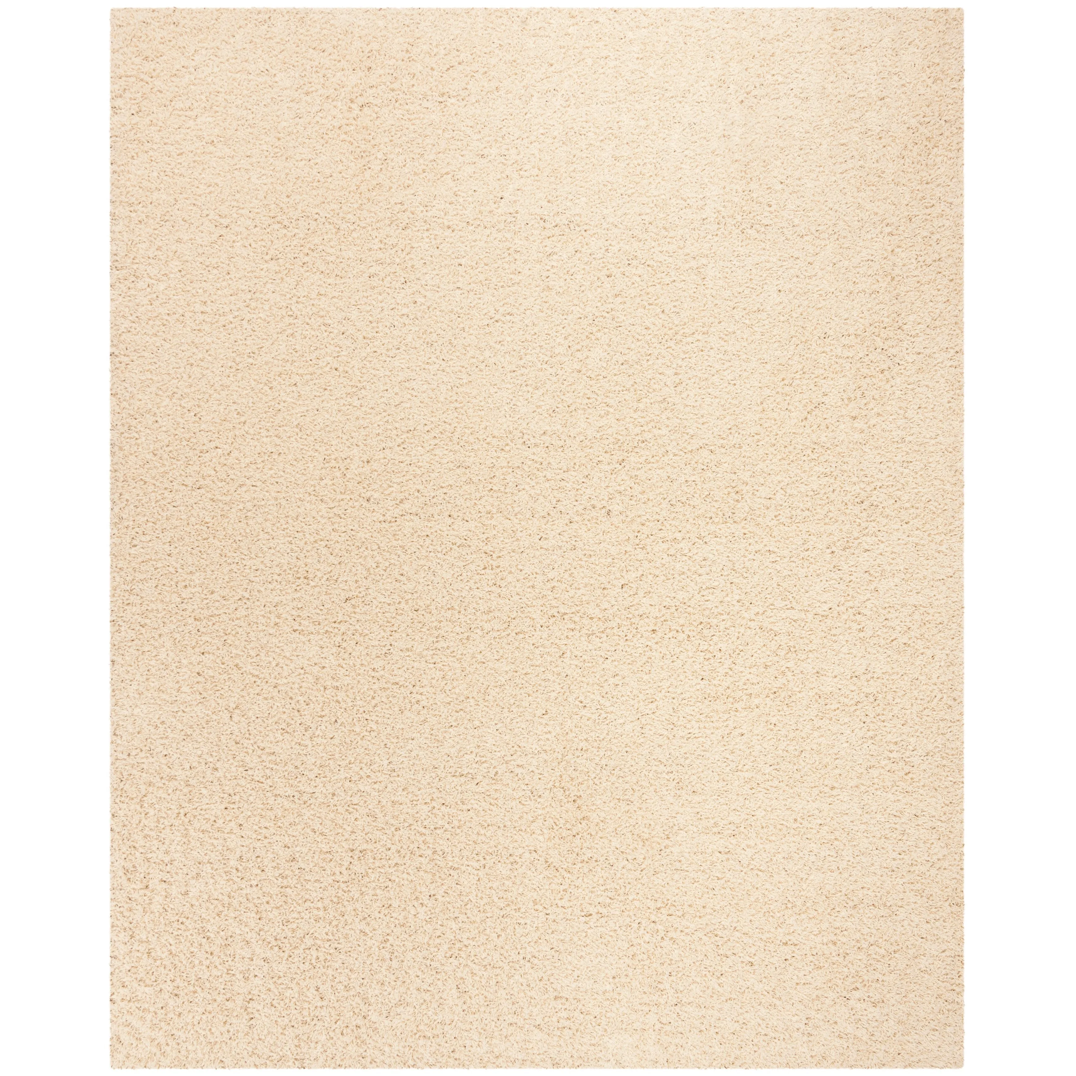 SAFAVIEH Athens Shag Ilaha 1.5-inch Thick Rug - Ivory - 10' x 14'