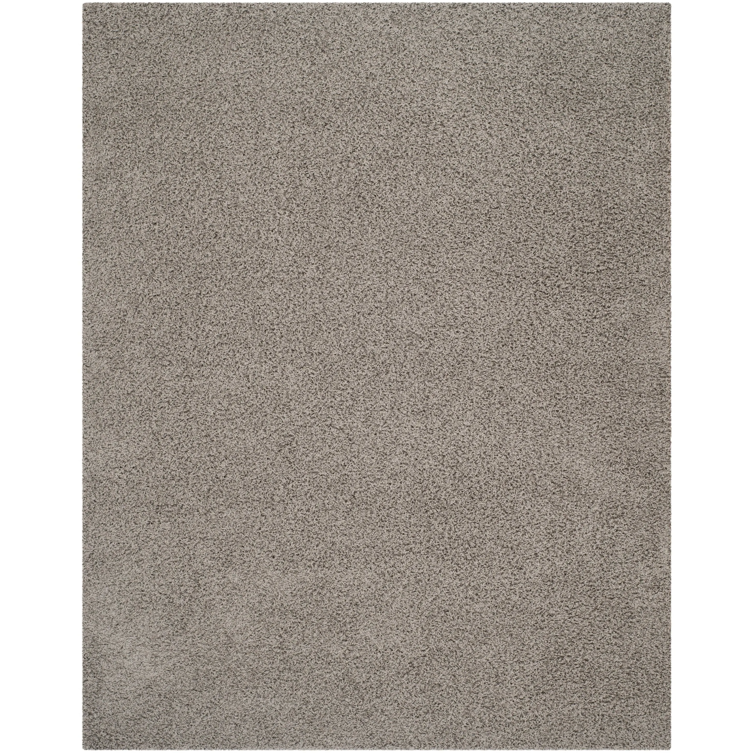 SAFAVIEH Athens Shag Ilaha 1.5-inch Thick Rug - Light Grey - 8' x 10'
