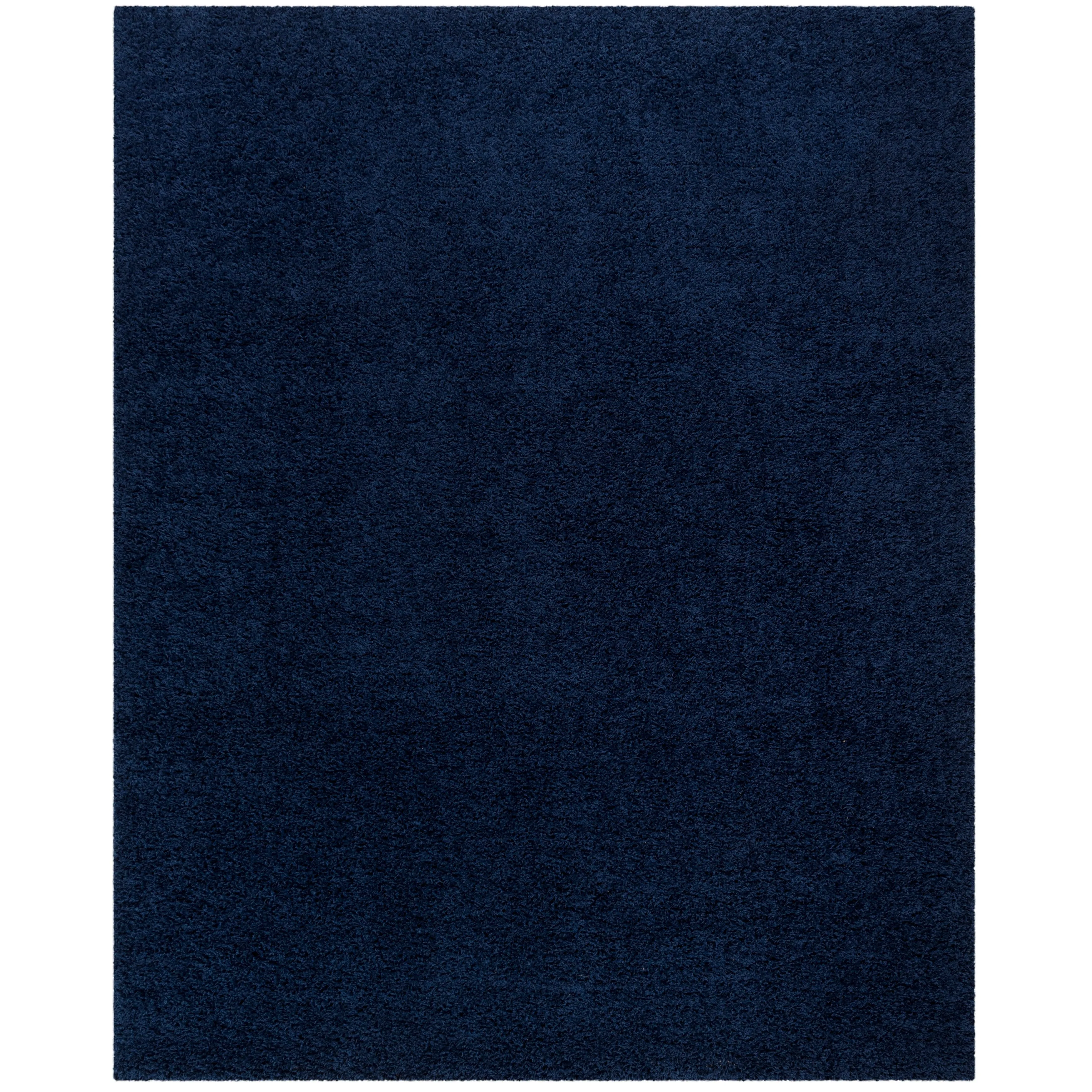 SAFAVIEH Athens Shag Ilaha 1.5-inch Thick Rug - Navy - 8' x 10'