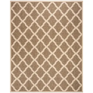 SAFAVIEH Beach House Minda Indoor/ Outdoor Waterproof Patio Backyard Rug - Beige/Cream - 8' x 10'