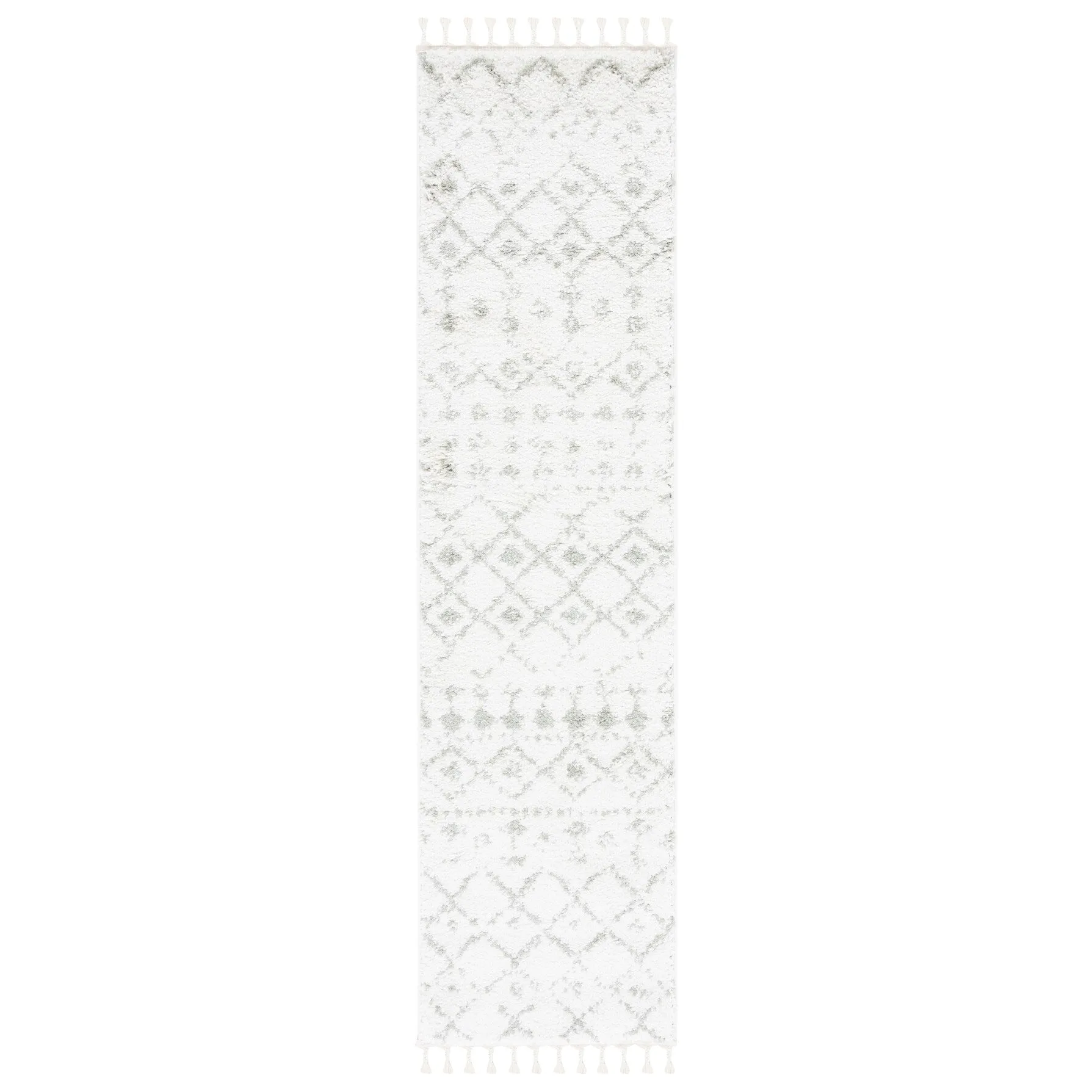 SAFAVIEH Berber Fringe Dashurije Leatha Trellis Rug