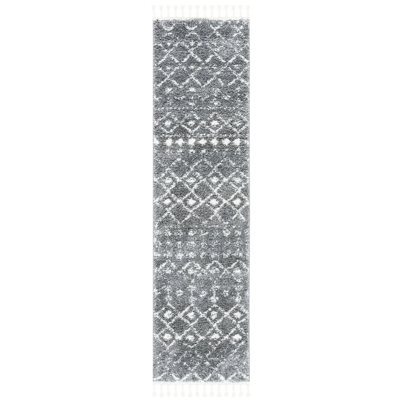 SAFAVIEH Berber Fringe Dashurije Leatha Trellis Rug