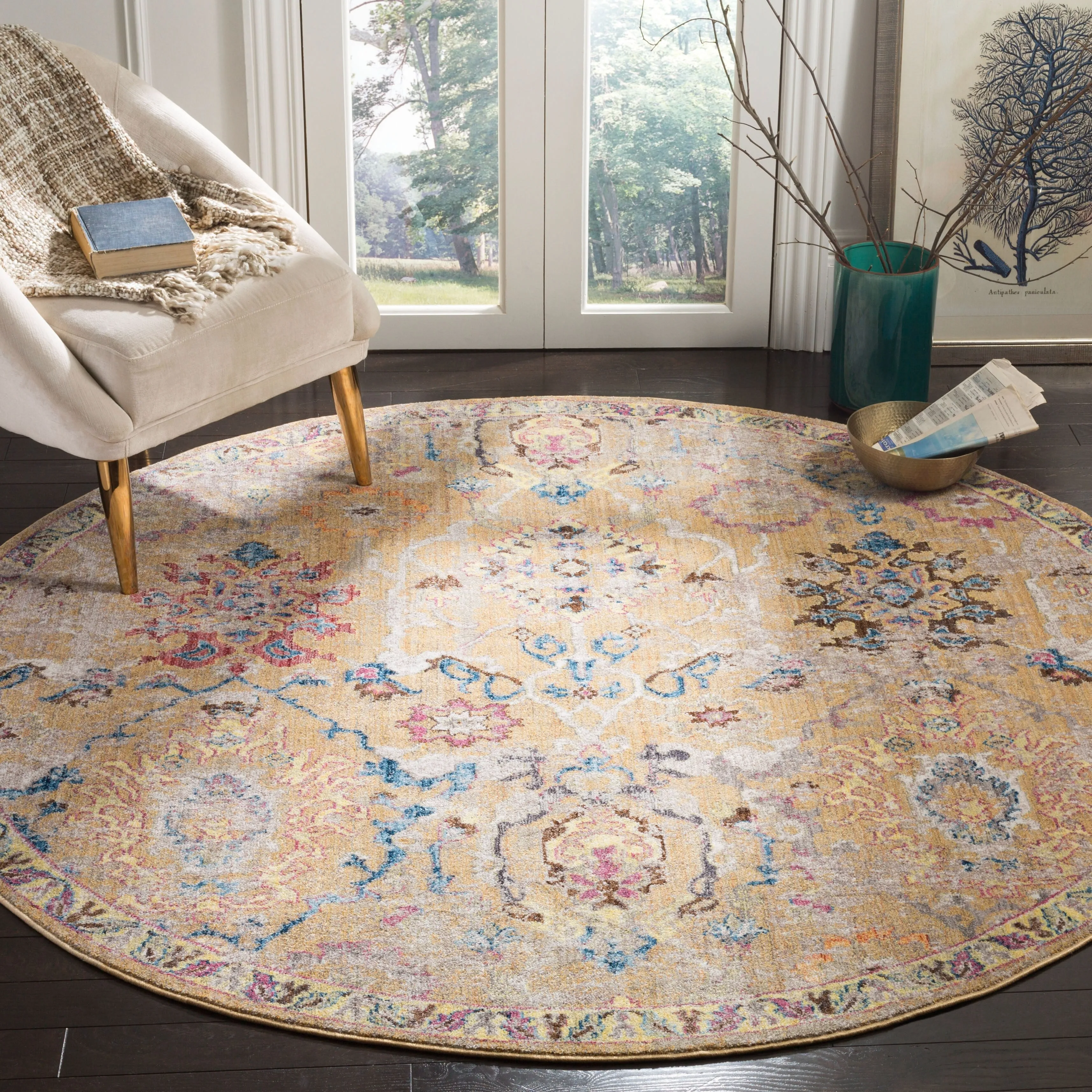 SAFAVIEH Bristol Ardine Vintage Boho Oriental Polyester Rug