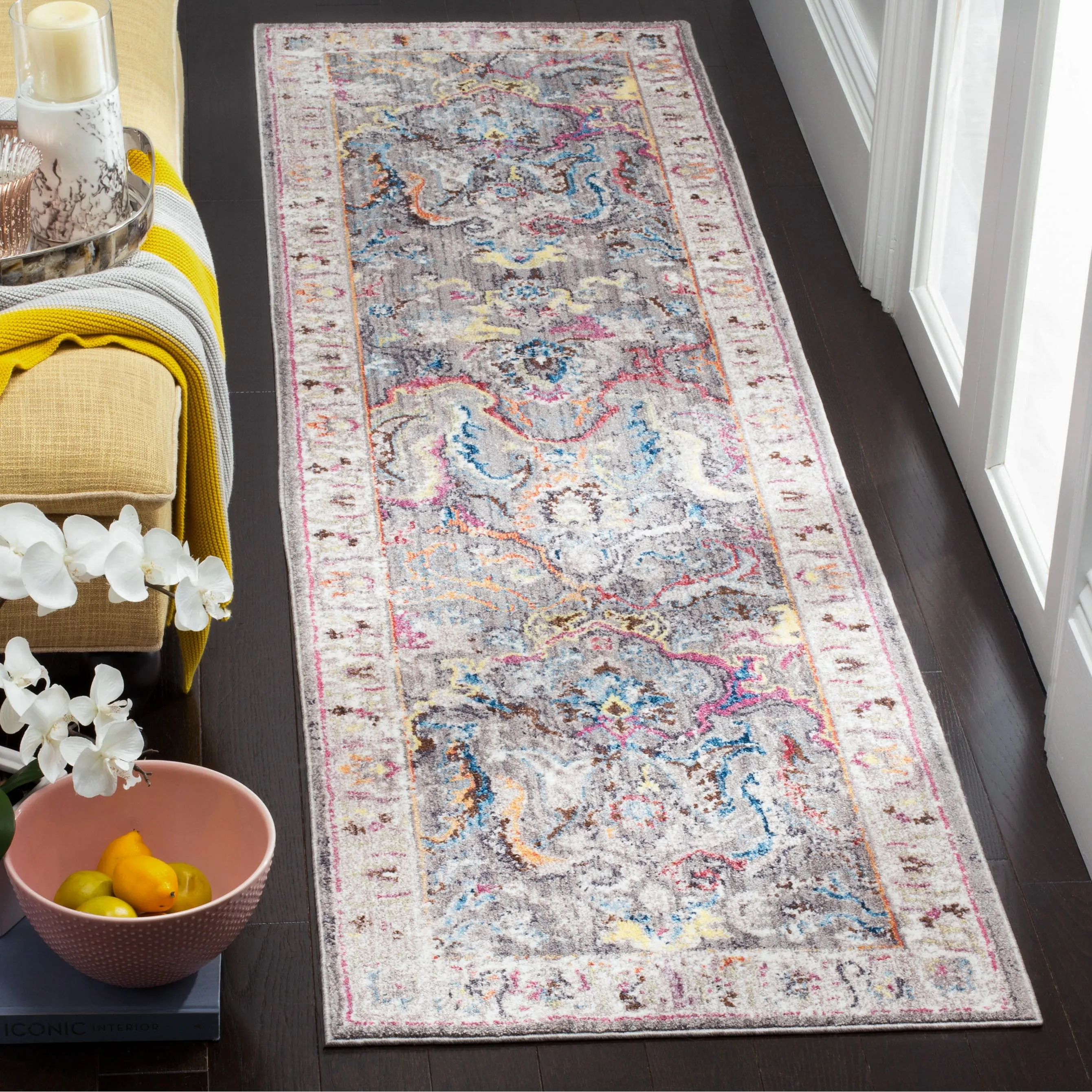 SAFAVIEH Bristol Nisrin Vintage Boho Oriental Polyester Rug