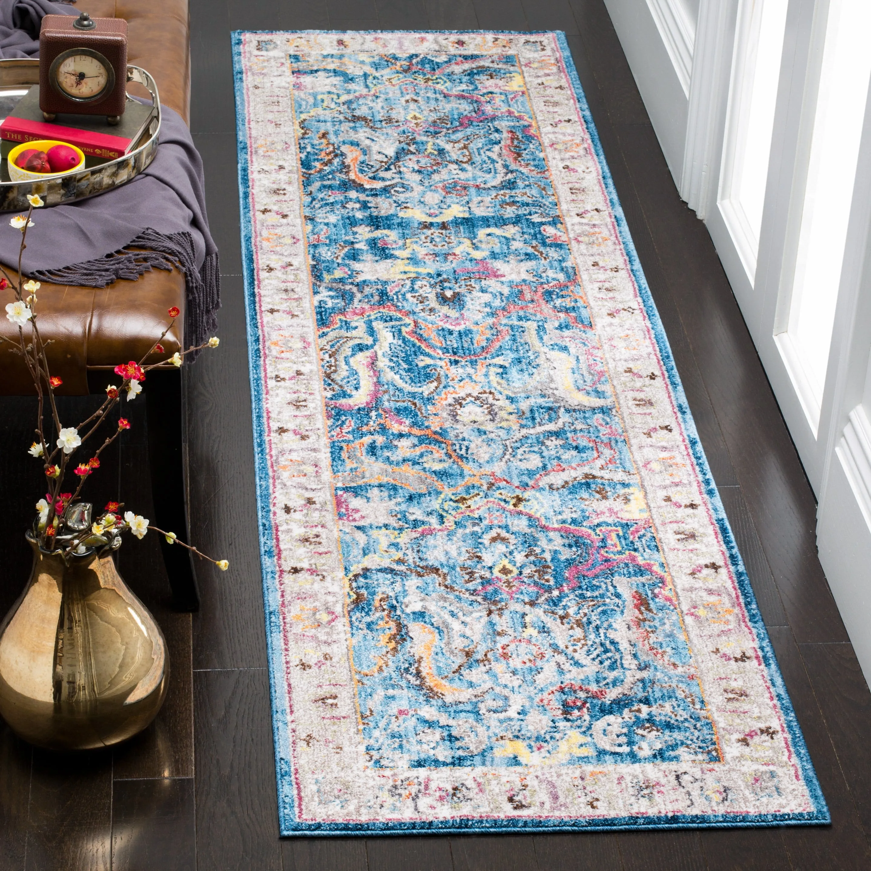 SAFAVIEH Bristol Nisrin Vintage Boho Oriental Polyester Rug