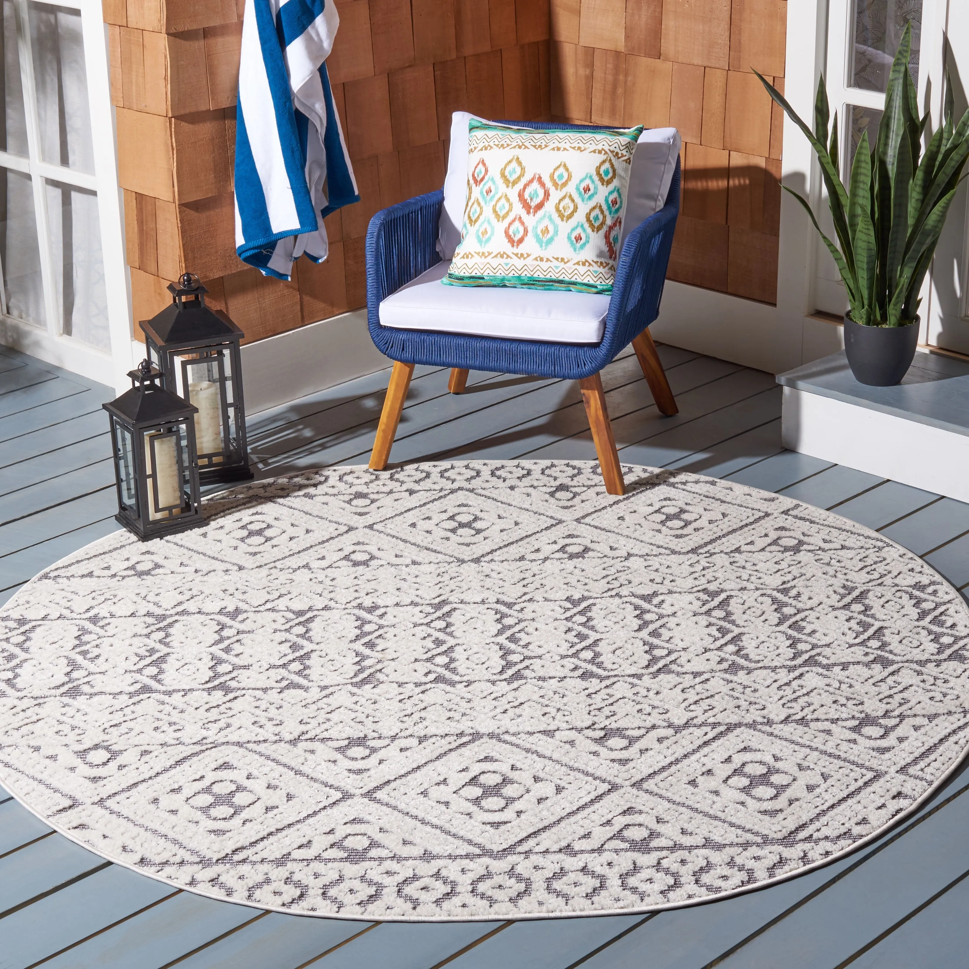 SAFAVIEH Cabana Dudi Indoor/ Outdoor Waterproof Patio Rug