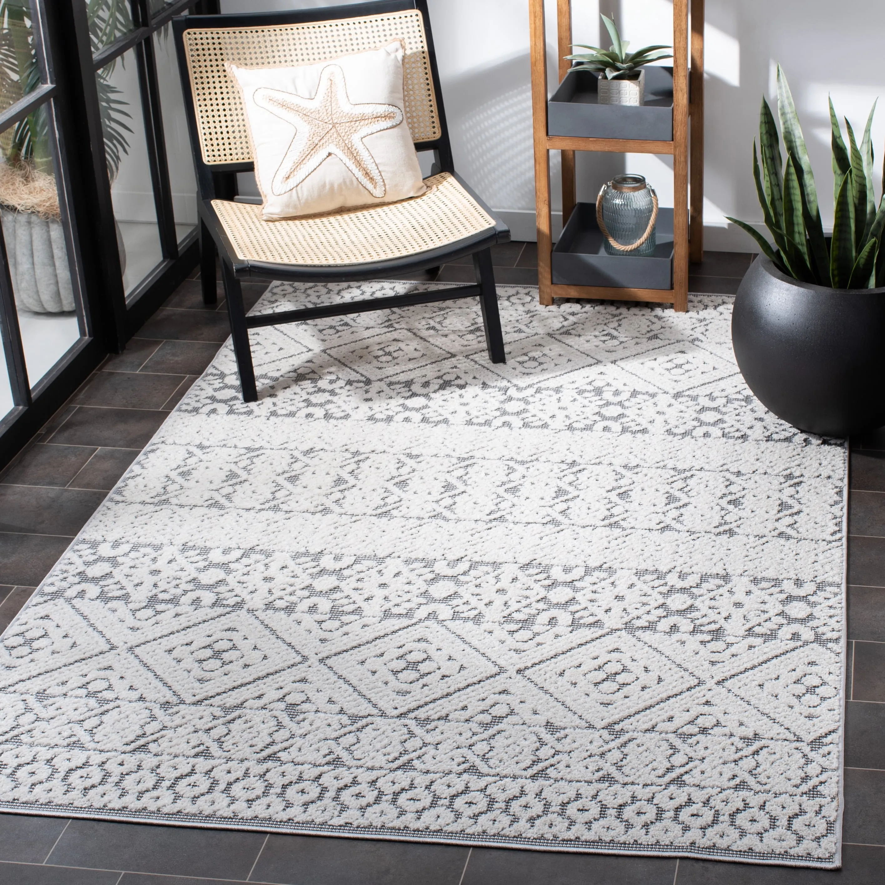 SAFAVIEH Cabana Dudi Indoor/ Outdoor Waterproof Patio Rug