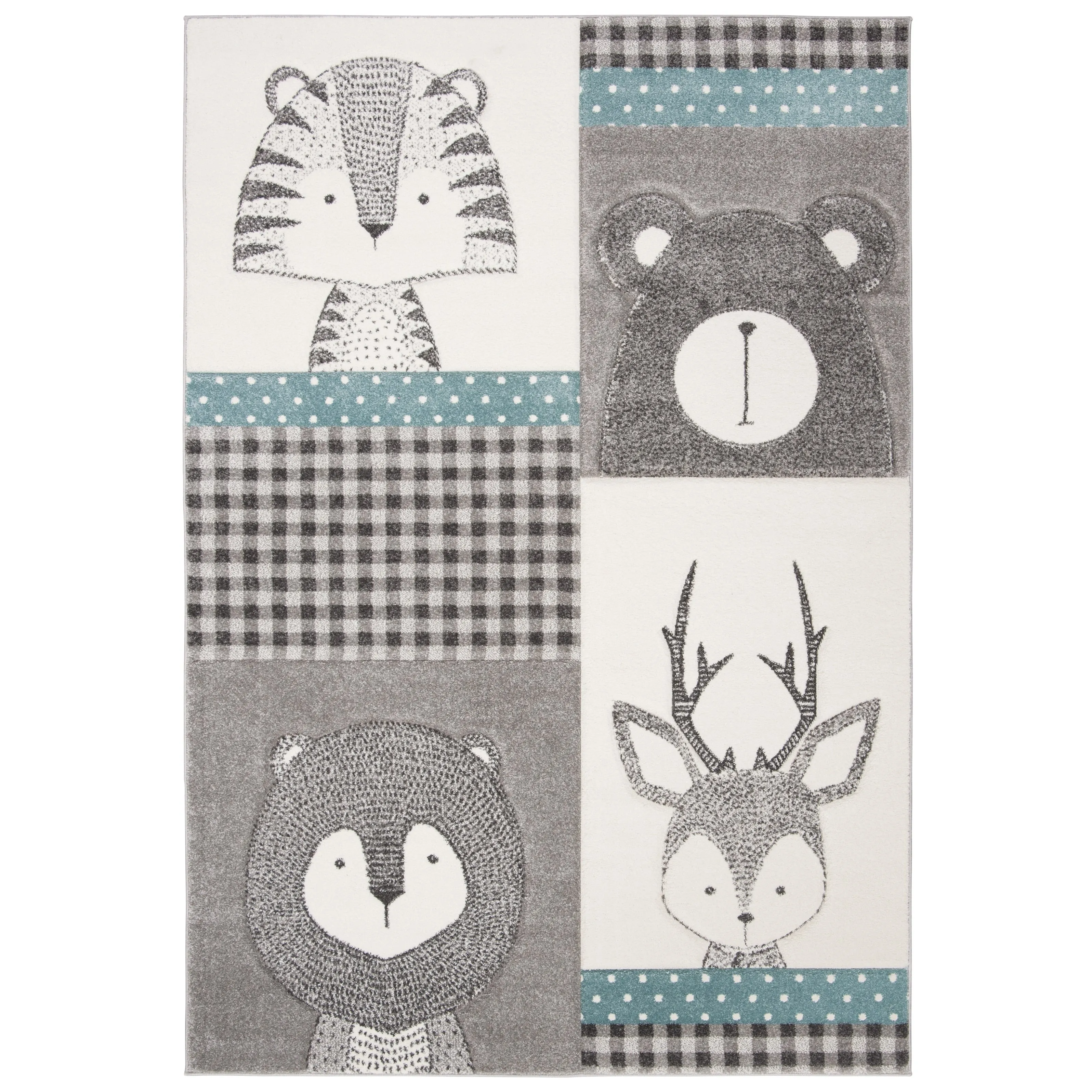 SAFAVIEH Carousel Kids Jeremy Animal Rug