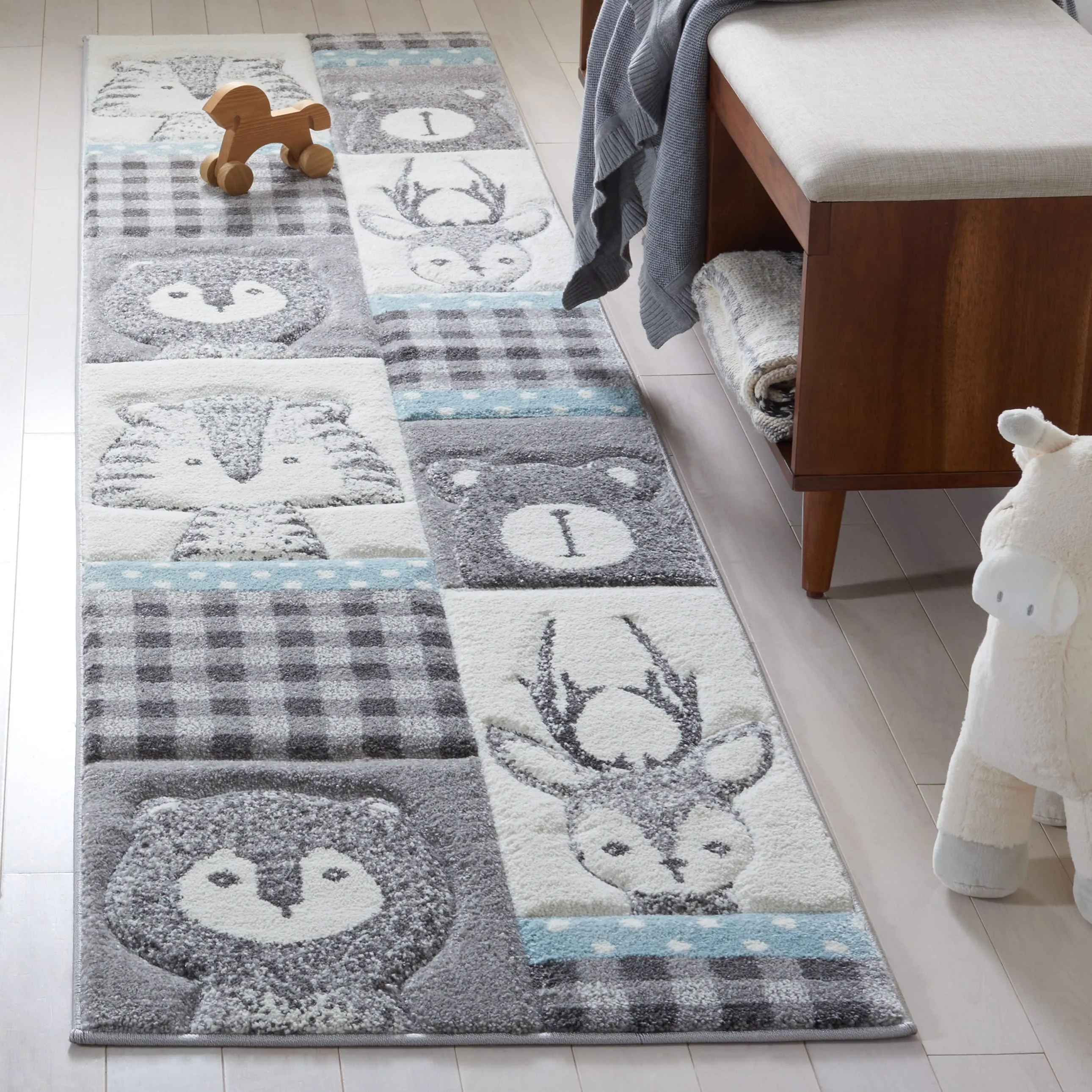 SAFAVIEH Carousel Kids Jeremy Animal Rug