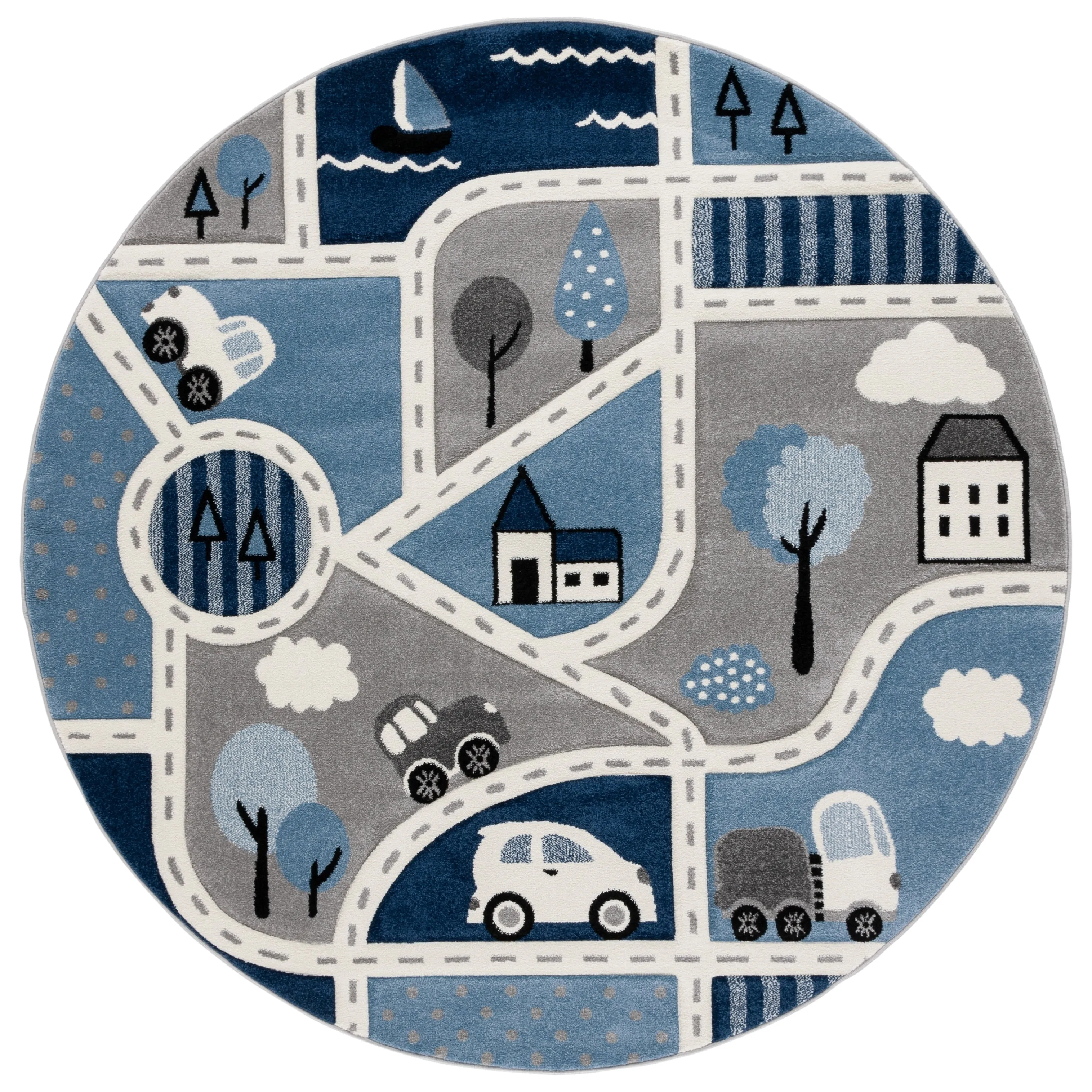 SAFAVIEH Carousel Kids Lumnie Neighborhood Rug