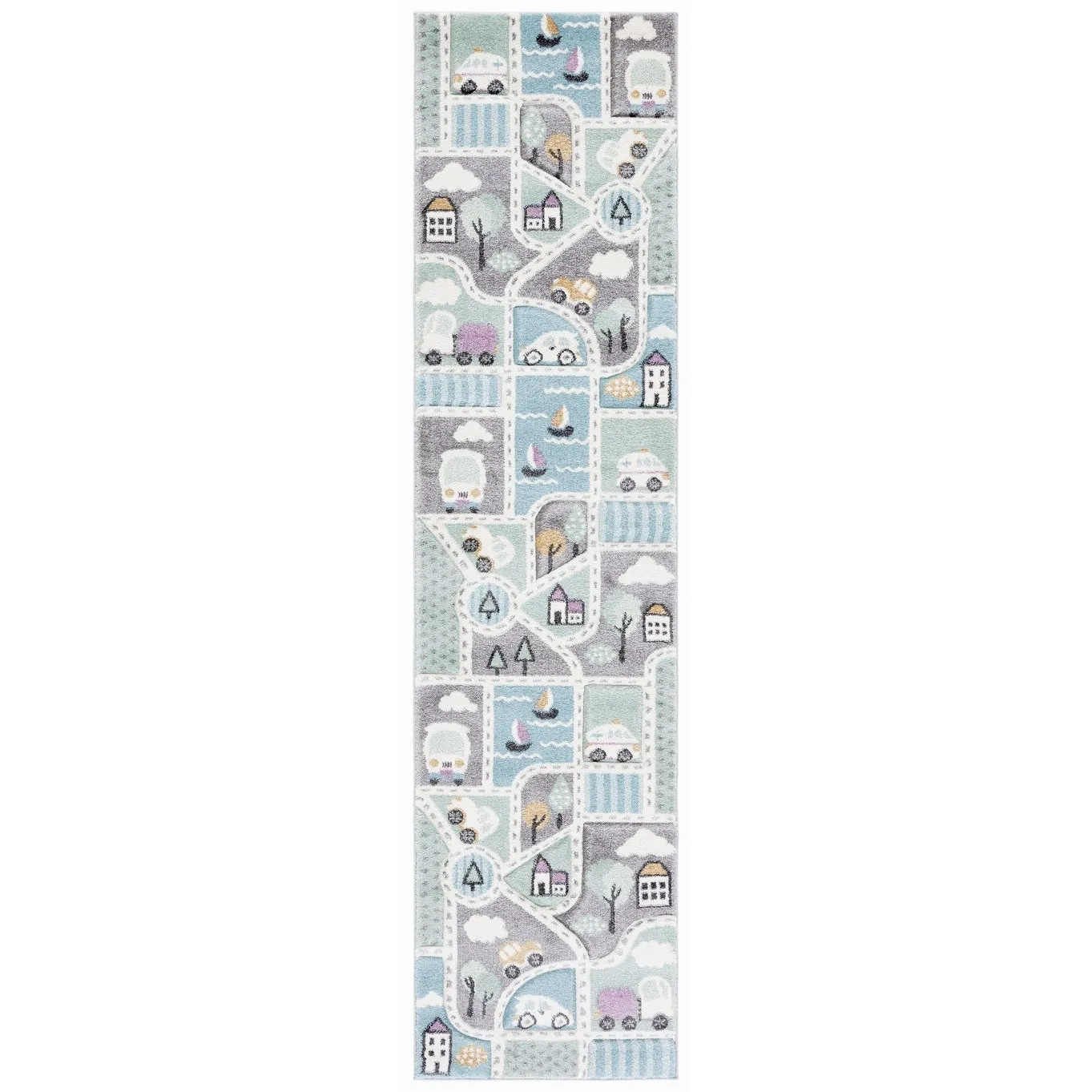 SAFAVIEH Carousel Kids Lumnie Neighborhood Rug
