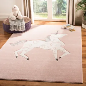 SAFAVIEH Carousel Kids Maronna Unicorn Rug - Pink/Ivory - 3' 3 x 5' 3