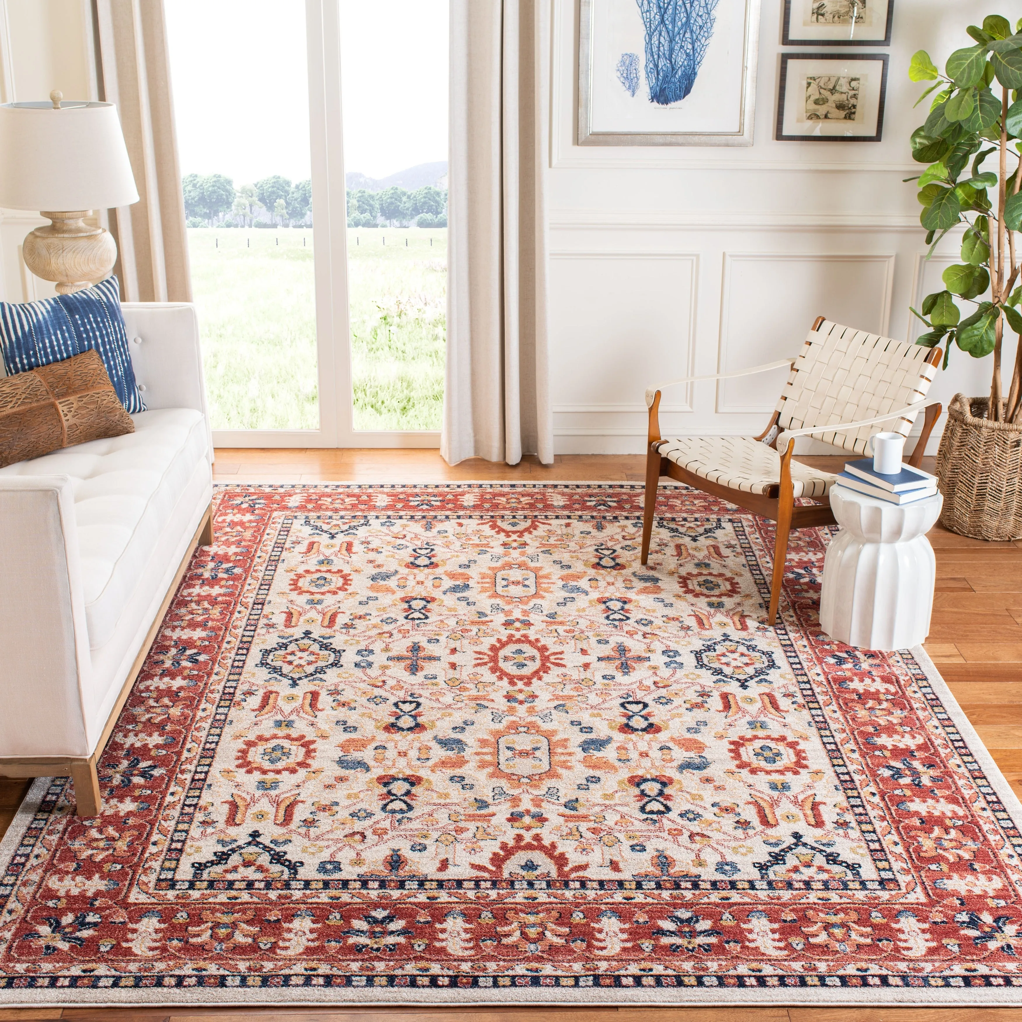 SAFAVIEH Charleston Svantje Vintage Boho Oriental Rug