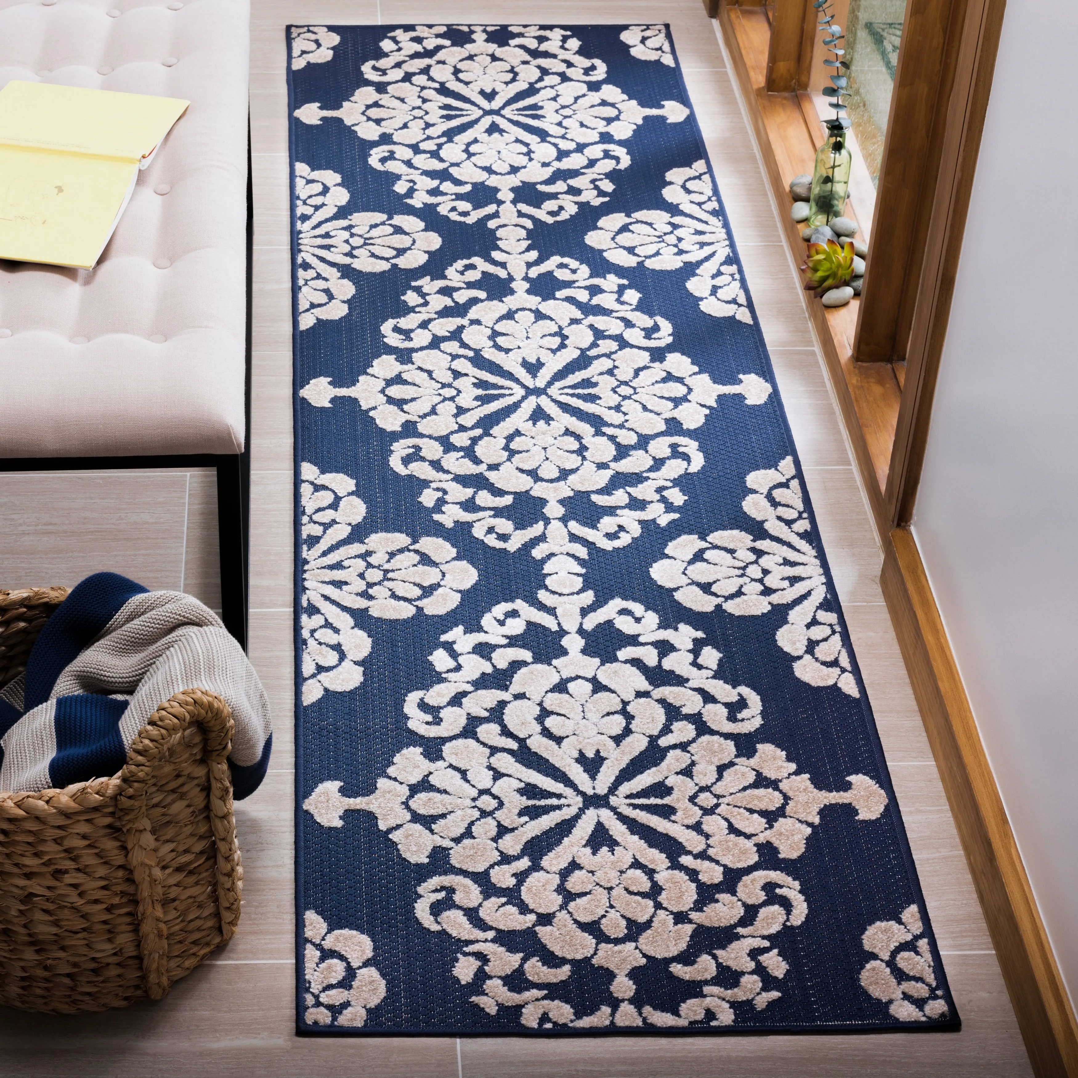 SAFAVIEH Cottage Kazimira Indoor/ Outdoor Patio Backyard Rug
