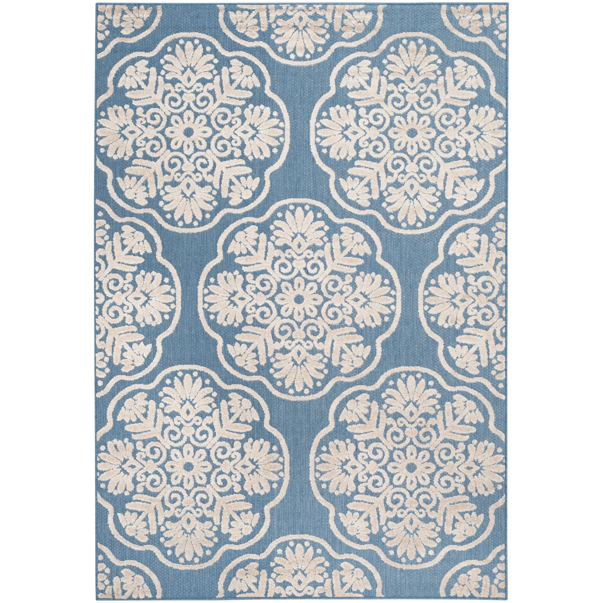 SAFAVIEH Cottage Magnhild Indoor/ Outdoor Patio Backyard Rug