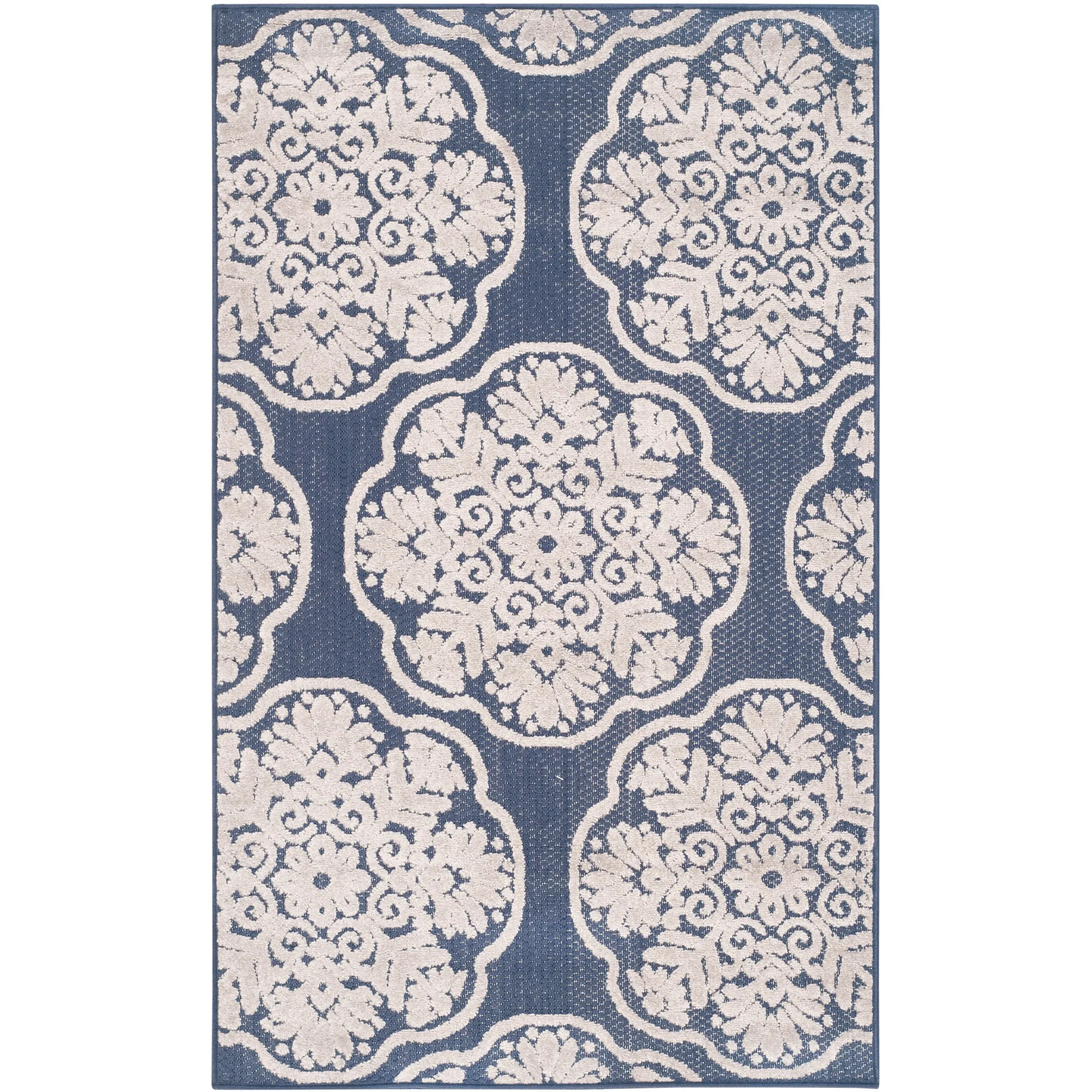 SAFAVIEH Cottage Magnhild Indoor/ Outdoor Patio Backyard Rug