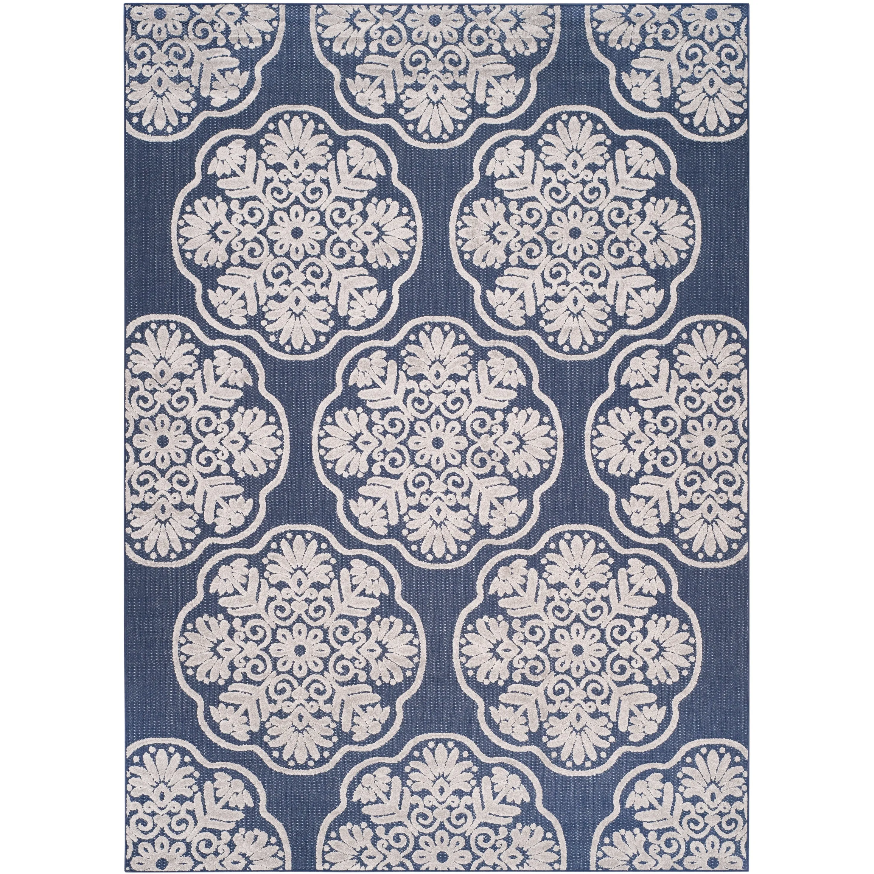 SAFAVIEH Cottage Magnhild Indoor/ Outdoor Patio Backyard Rug