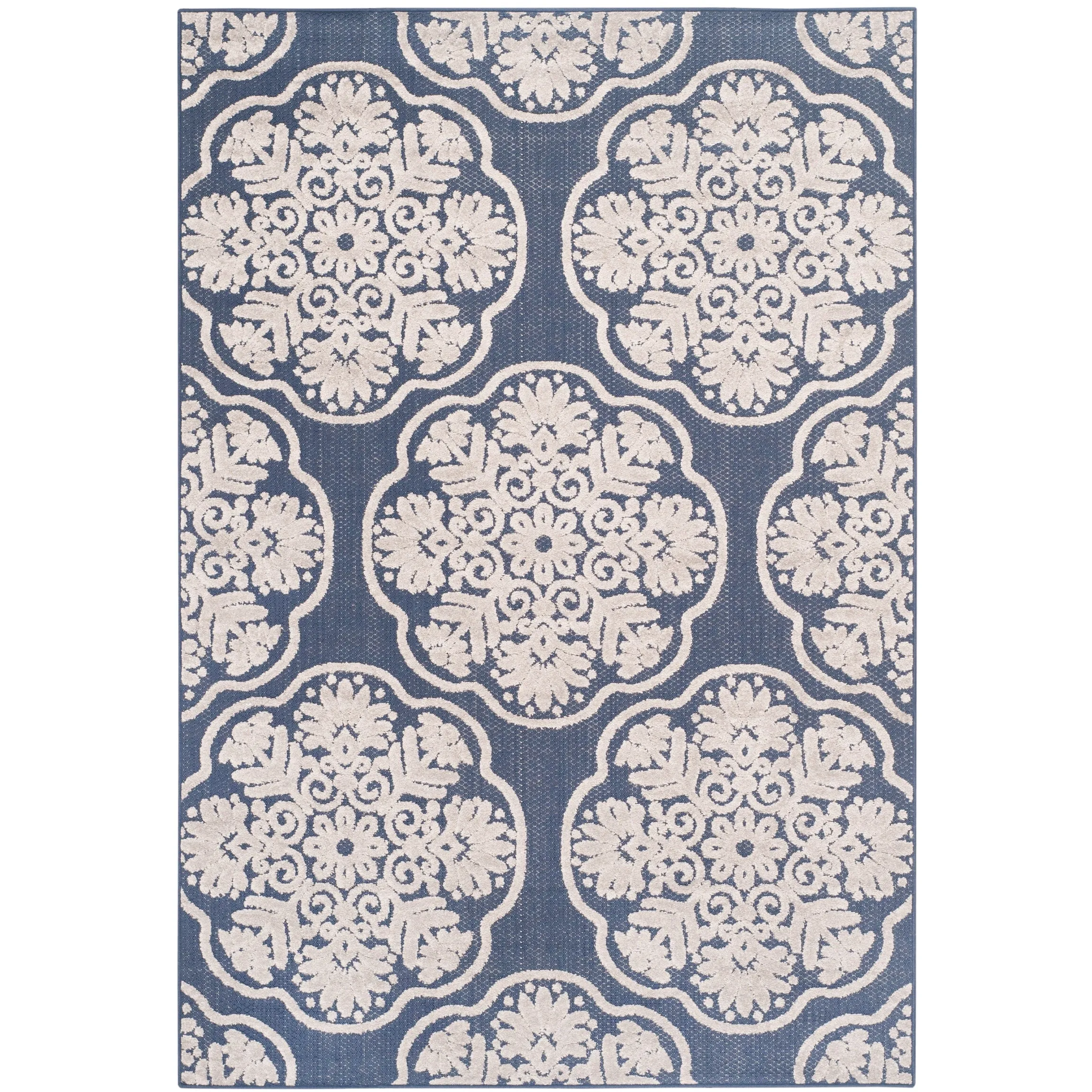 SAFAVIEH Cottage Magnhild Indoor/ Outdoor Patio Backyard Rug