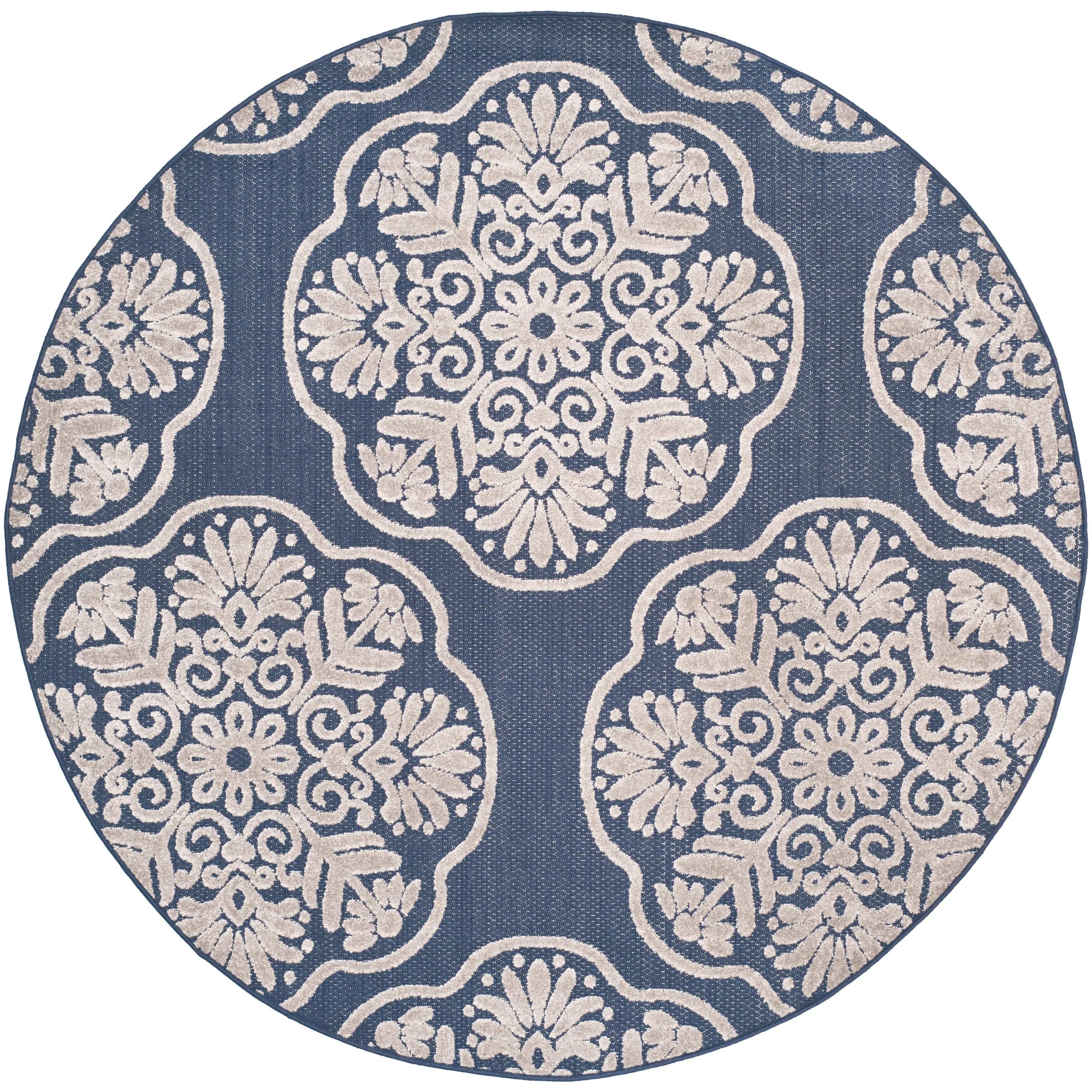 SAFAVIEH Cottage Magnhild Indoor/ Outdoor Patio Backyard Rug