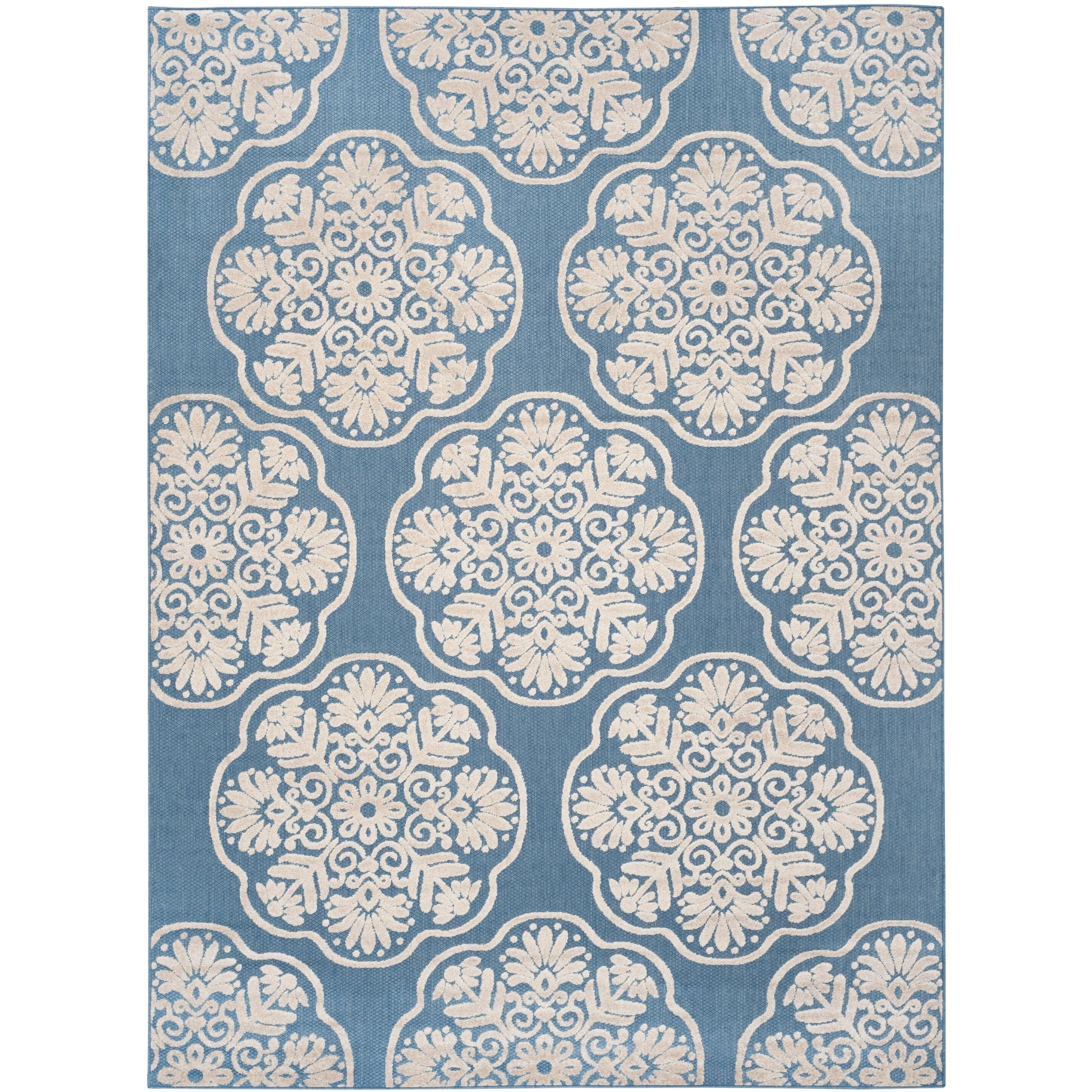 SAFAVIEH Cottage Magnhild Indoor/ Outdoor Patio Backyard Rug