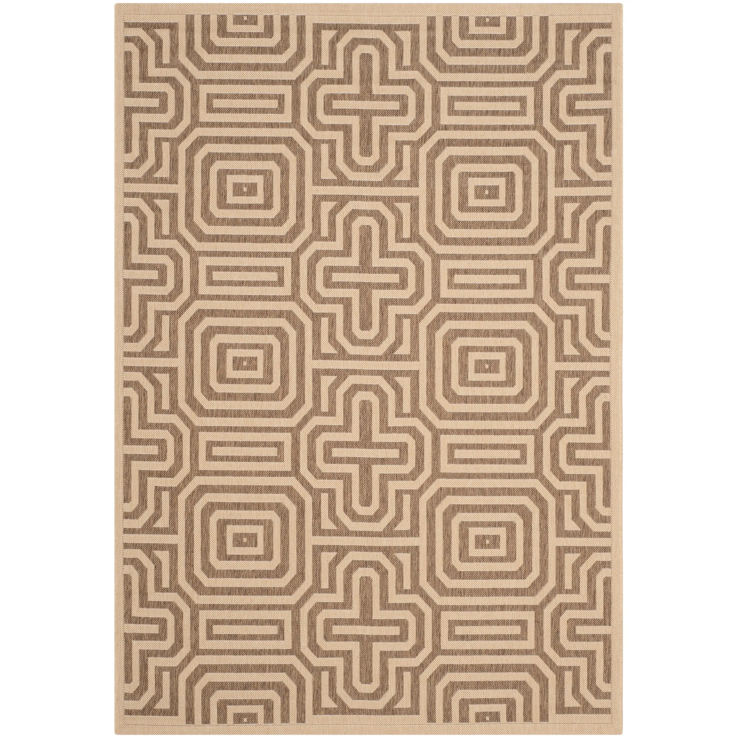 SAFAVIEH Courtyard Billye Indoor/ Outdoor Waterproof Patio Backyard Rug