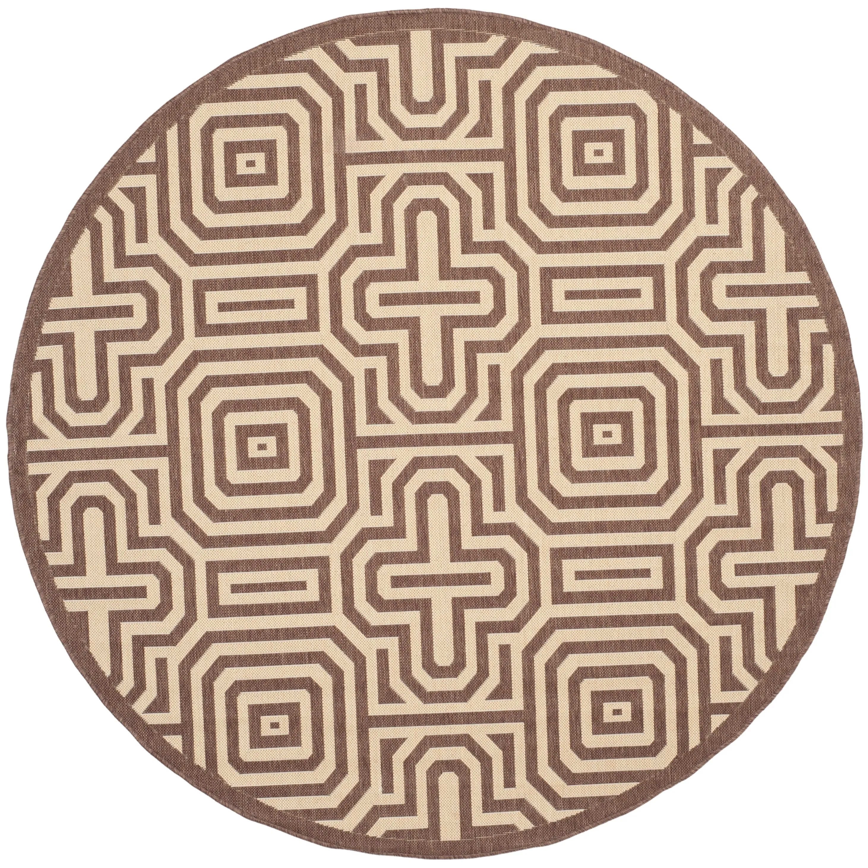 SAFAVIEH Courtyard Billye Indoor/ Outdoor Waterproof Patio Backyard Rug