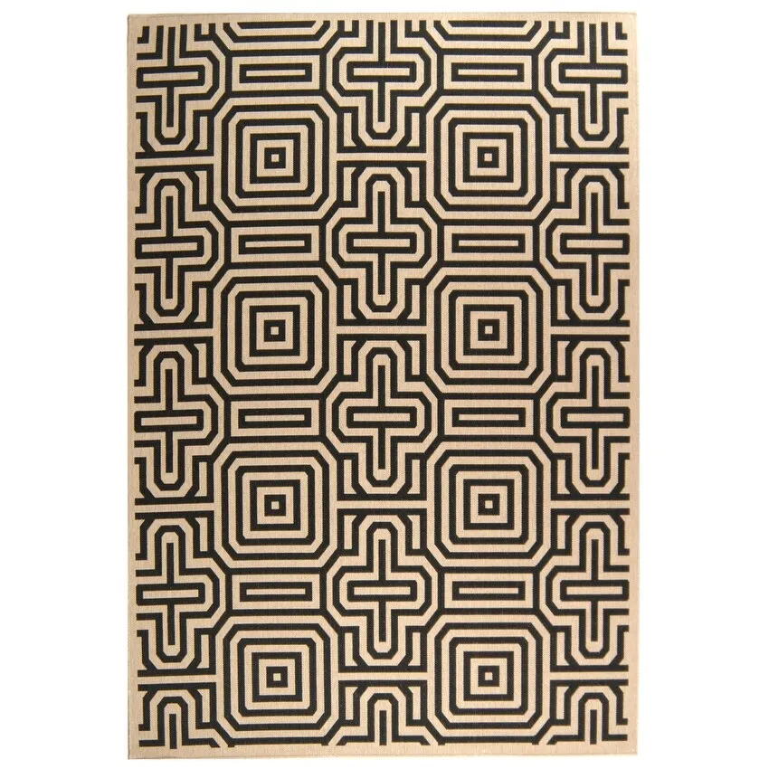 SAFAVIEH Courtyard Billye Indoor/ Outdoor Waterproof Patio Backyard Rug