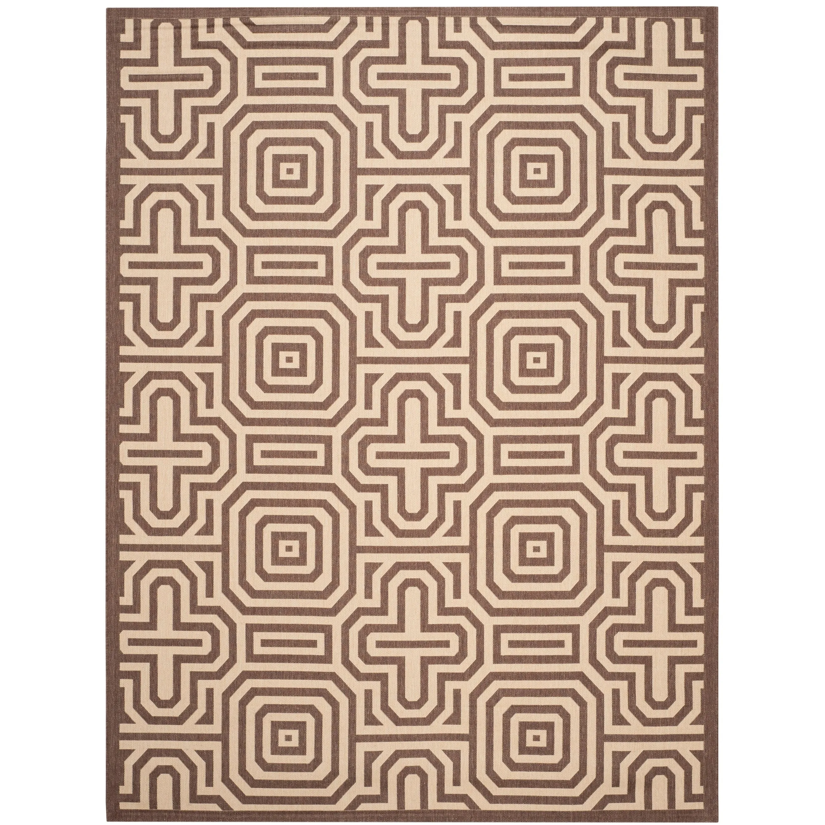 SAFAVIEH Courtyard Billye Indoor/ Outdoor Waterproof Patio Backyard Rug