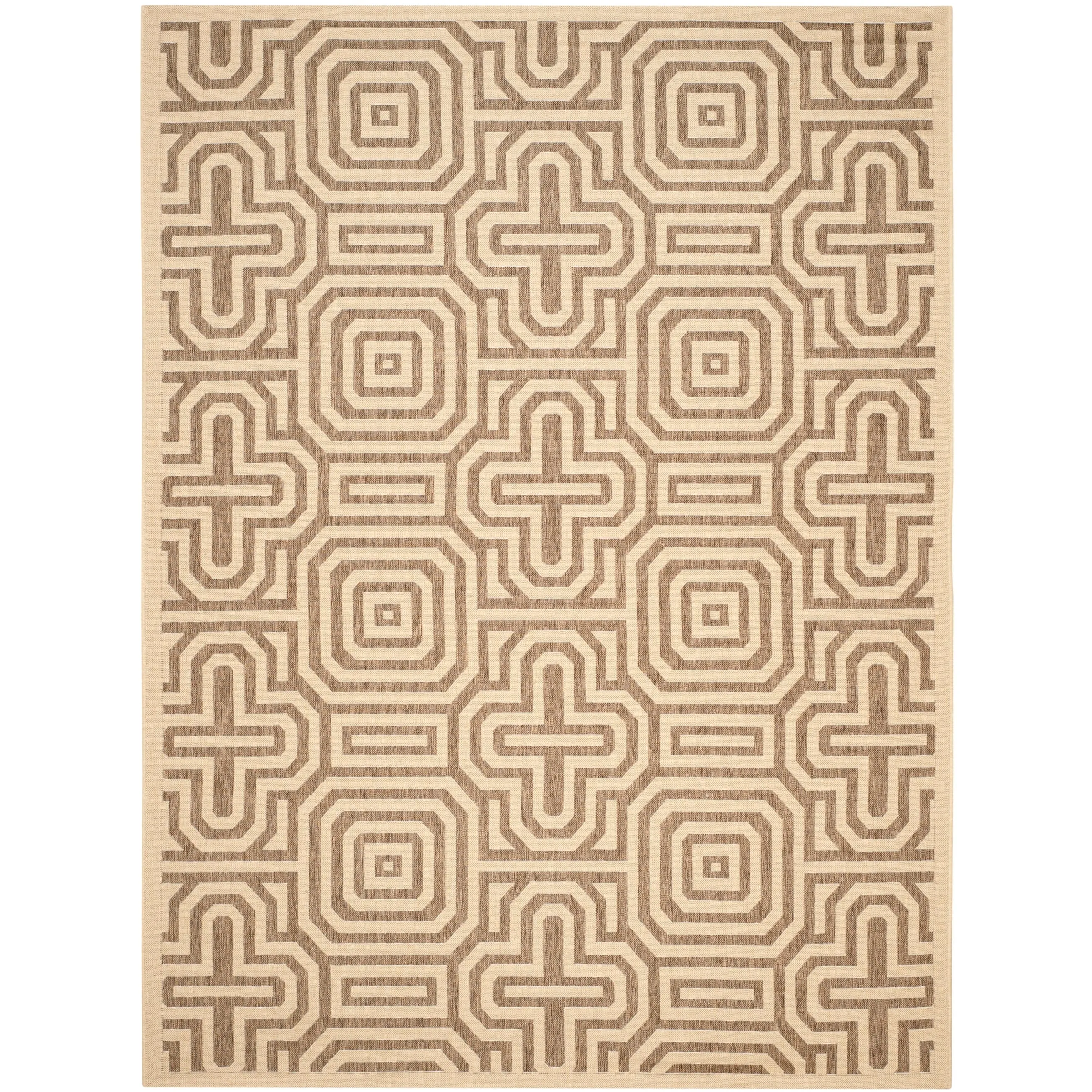 SAFAVIEH Courtyard Billye Indoor/ Outdoor Waterproof Patio Backyard Rug
