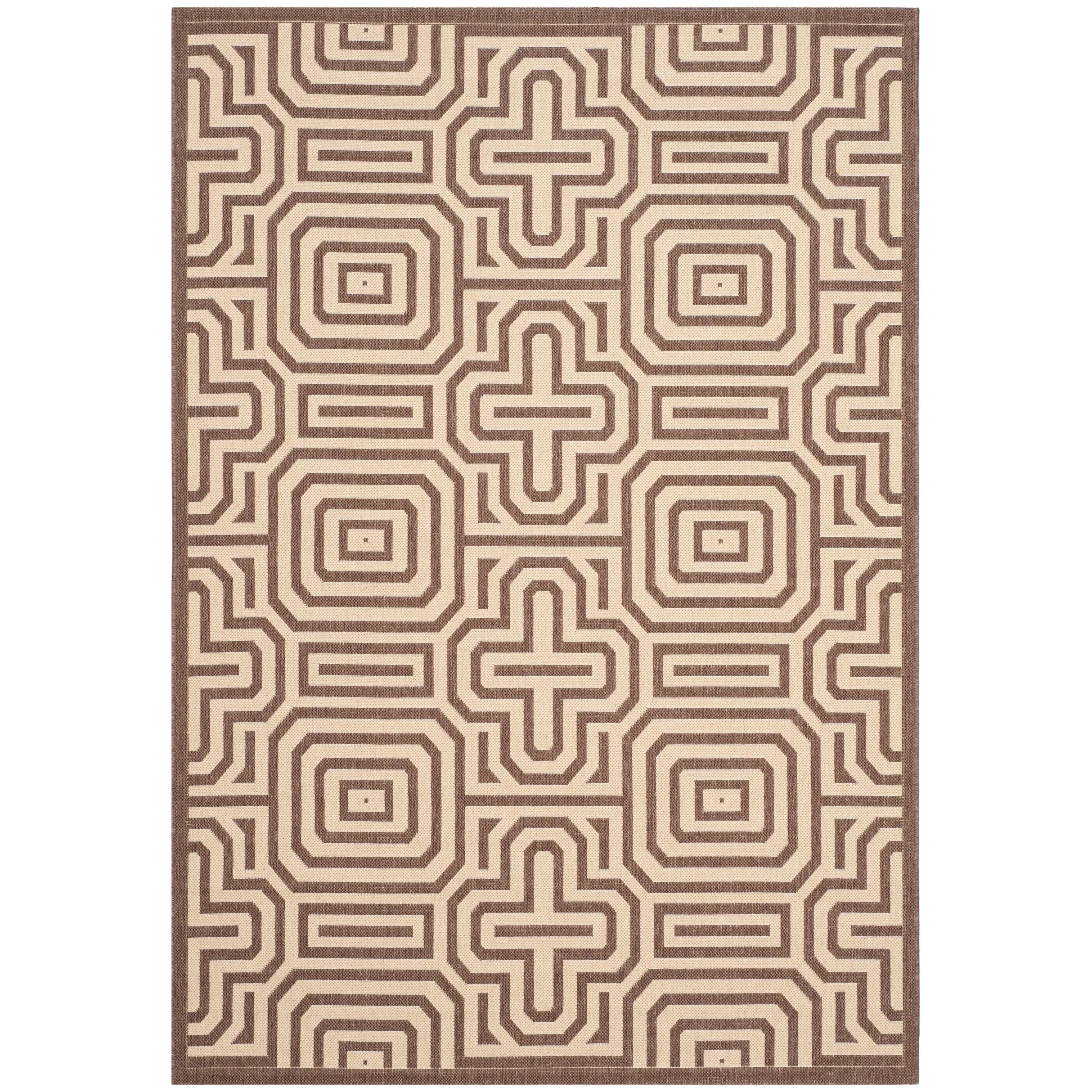 SAFAVIEH Courtyard Billye Indoor/ Outdoor Waterproof Patio Backyard Rug