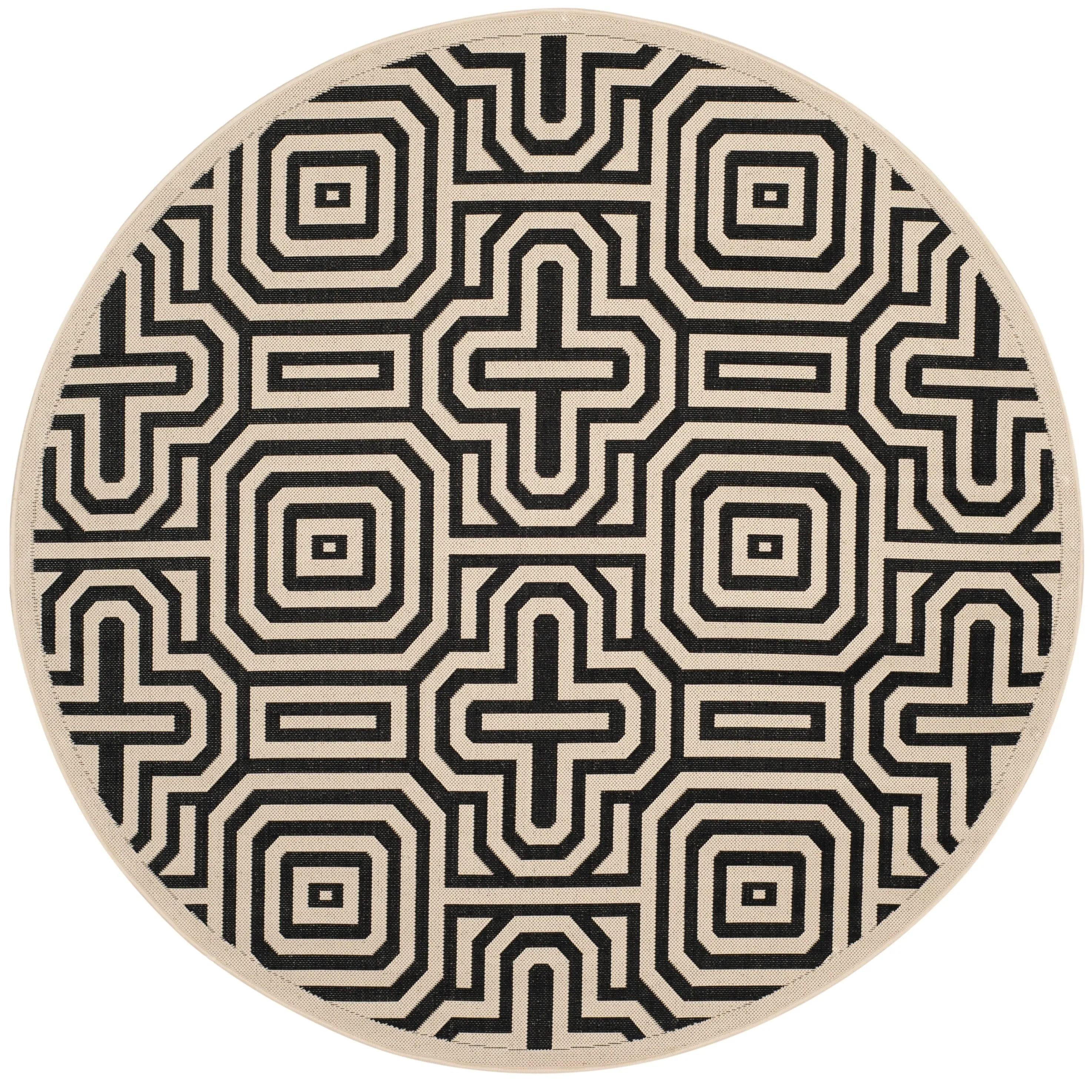 SAFAVIEH Courtyard Billye Indoor/ Outdoor Waterproof Patio Backyard Rug