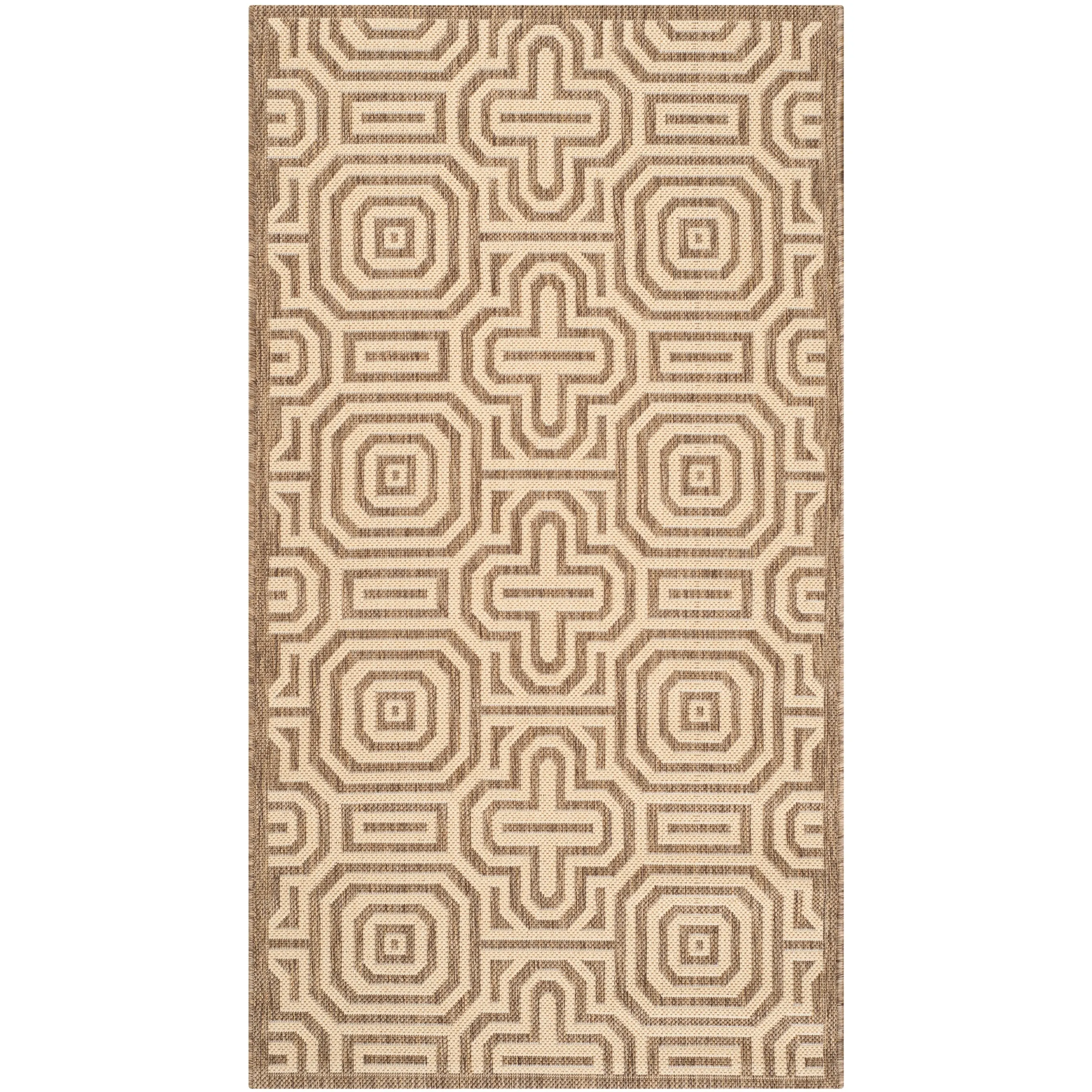 SAFAVIEH Courtyard Billye Indoor/ Outdoor Waterproof Patio Backyard Rug