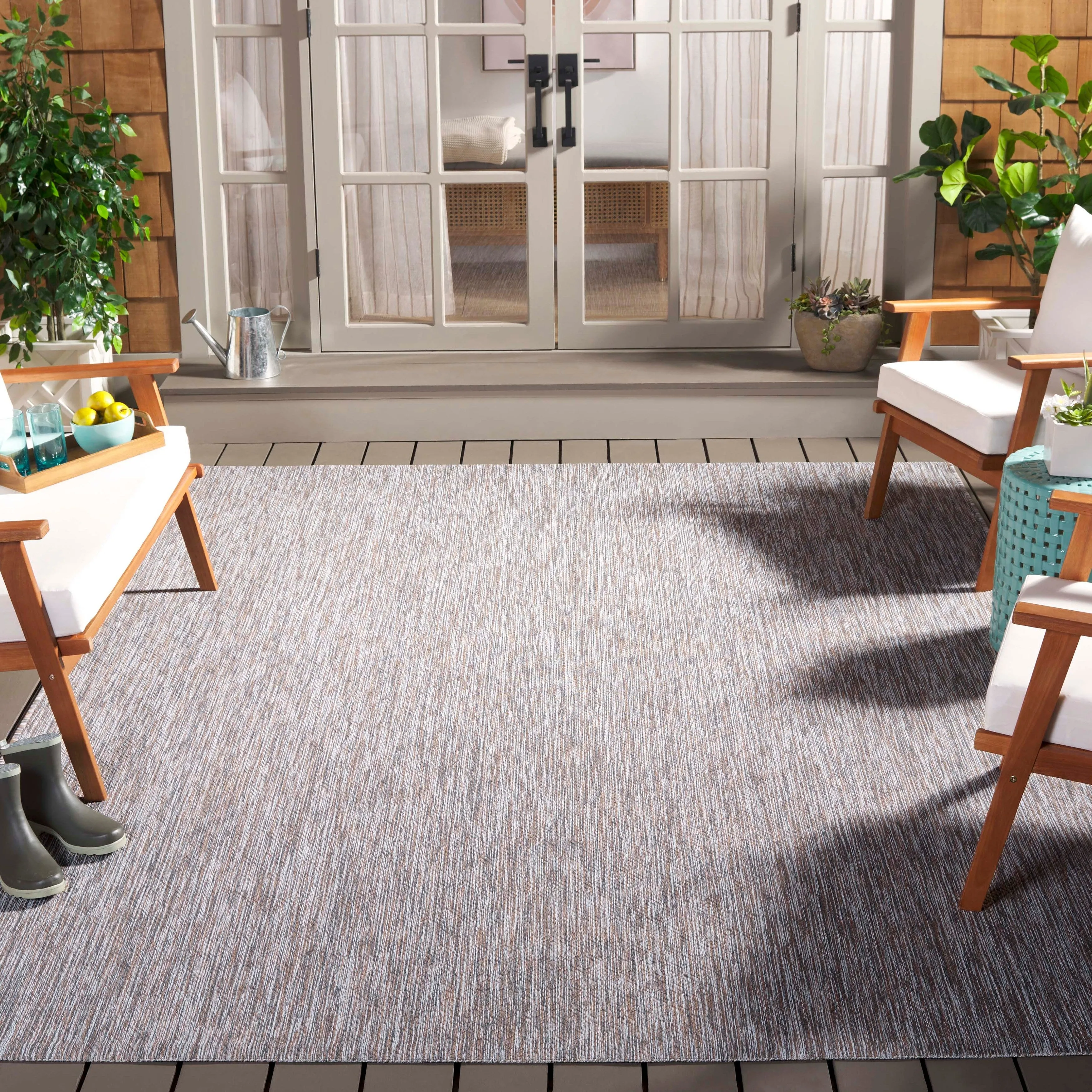 SAFAVIEH Courtyard Lumturie Indoor/Outdoor Waterproof Patio Rug