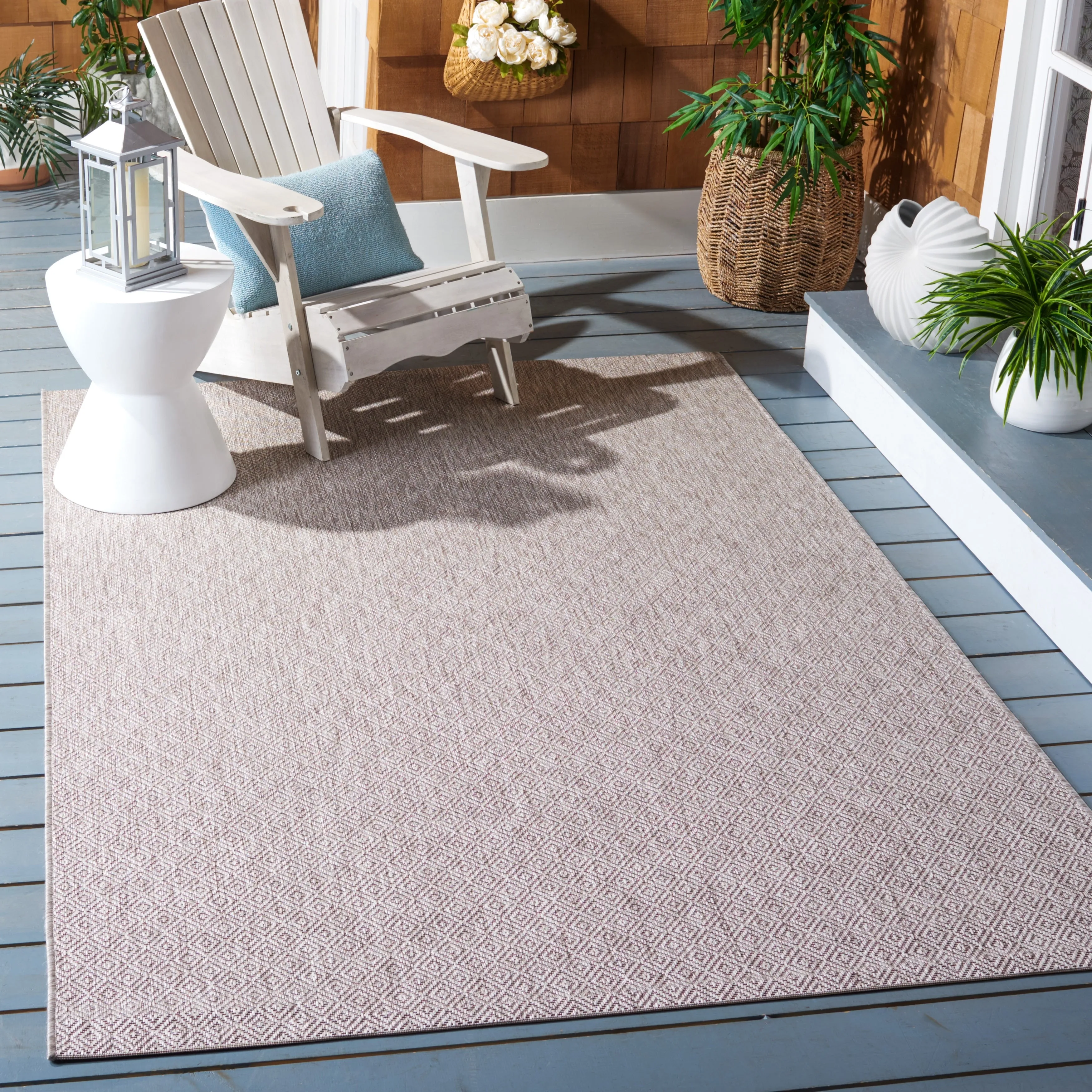 SAFAVIEH Courtyard Lumturie Indoor/Outdoor Waterproof Patio Rug