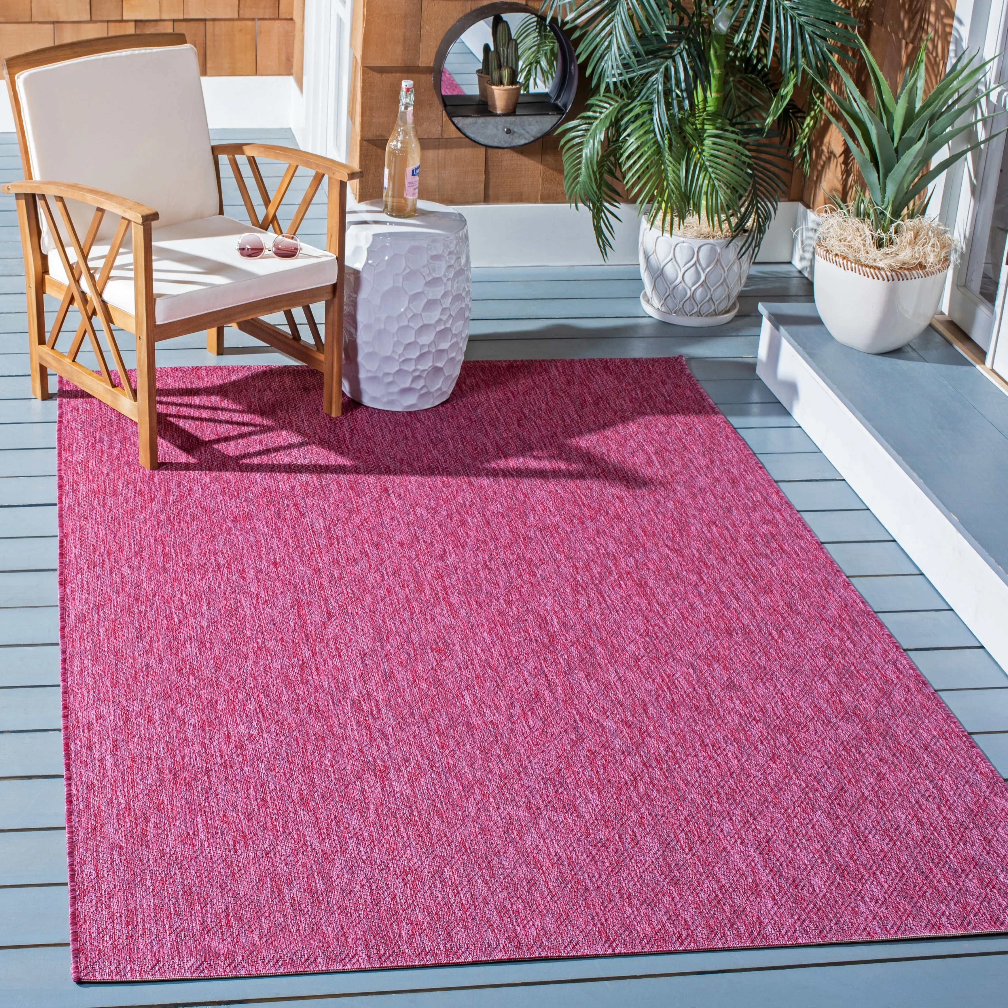 SAFAVIEH Courtyard Lumturie Indoor/Outdoor Waterproof Patio Rug