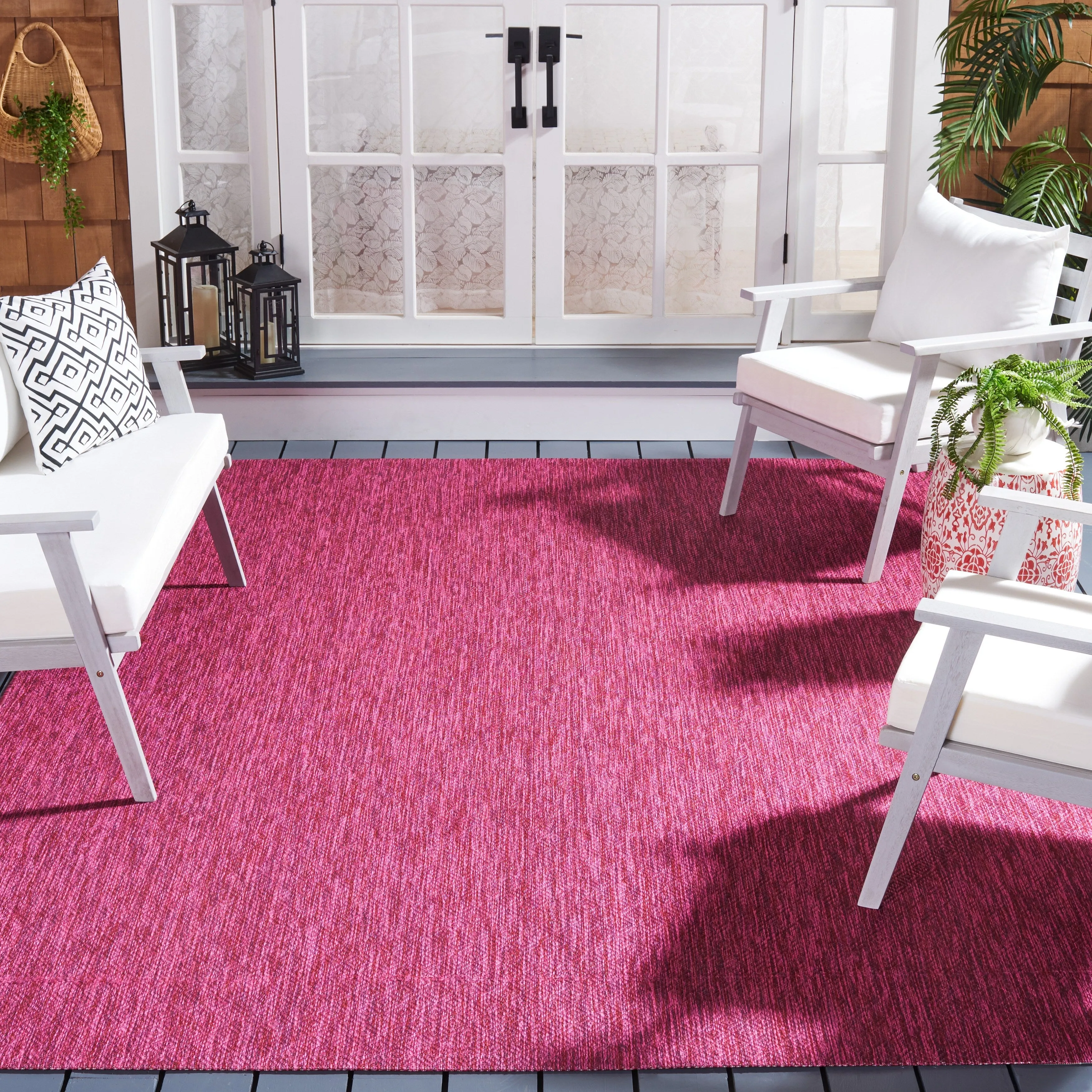 SAFAVIEH Courtyard Lumturie Indoor/Outdoor Waterproof Patio Rug