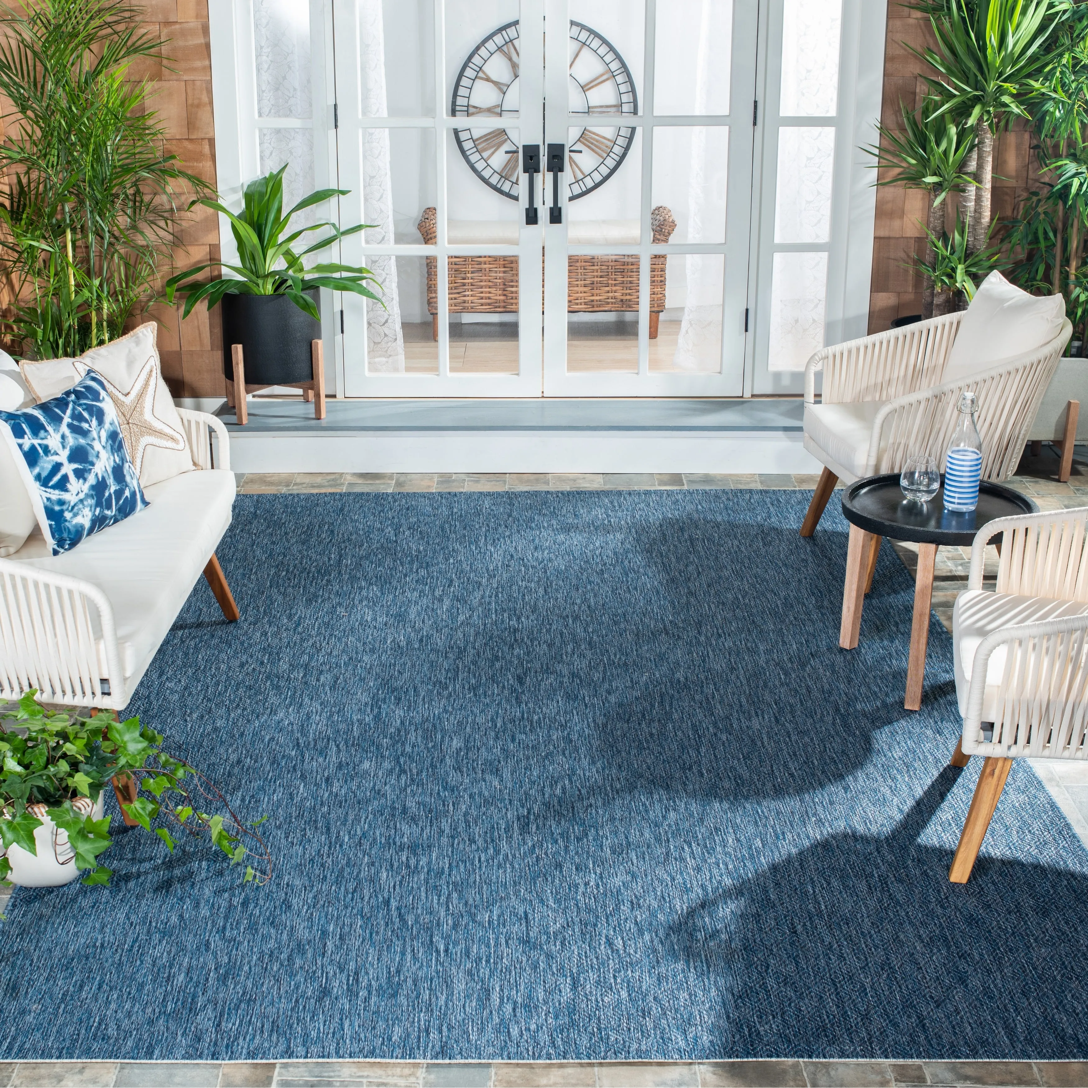 SAFAVIEH Courtyard Lumturie Indoor/Outdoor Waterproof Patio Rug