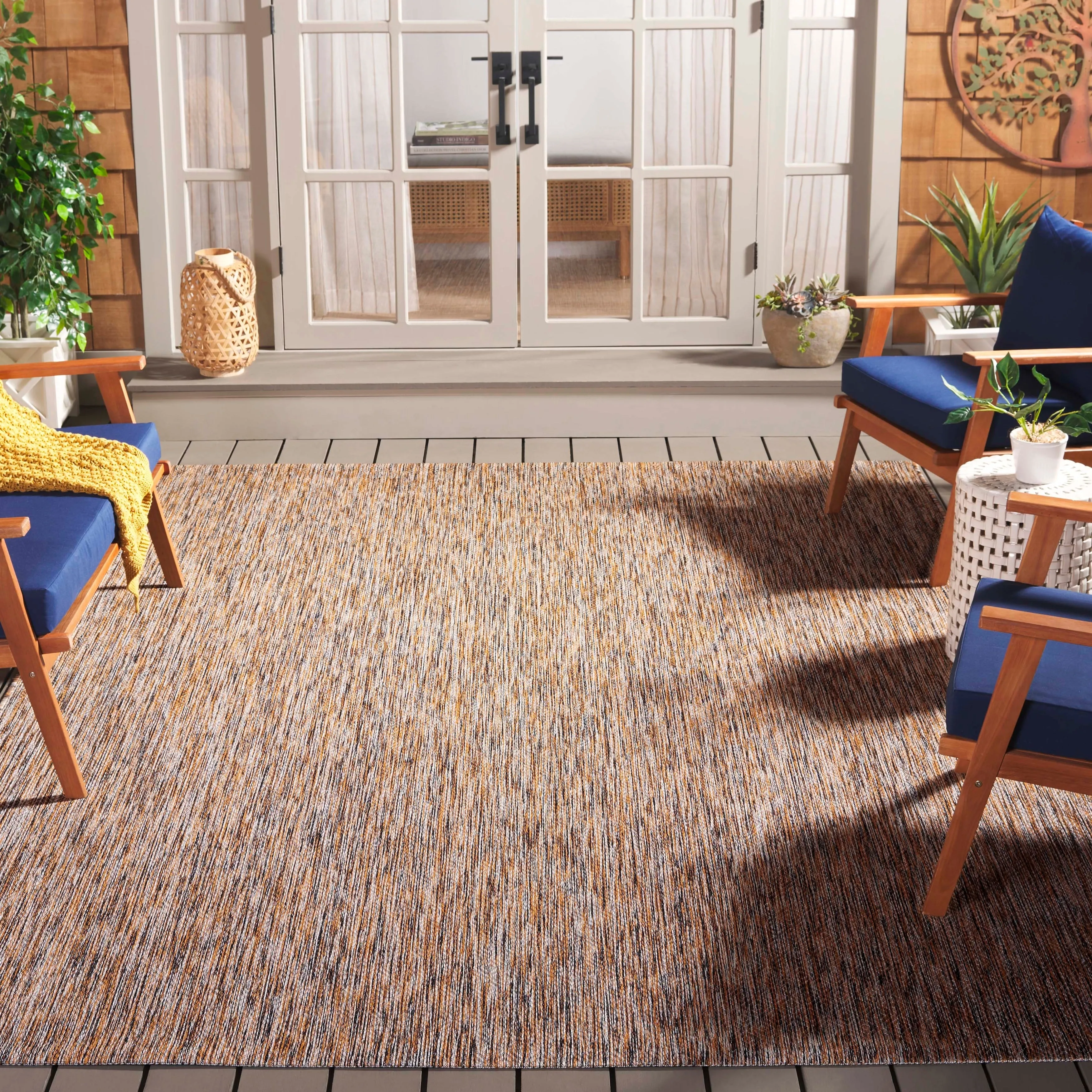 SAFAVIEH Courtyard Lumturie Indoor/Outdoor Waterproof Patio Rug