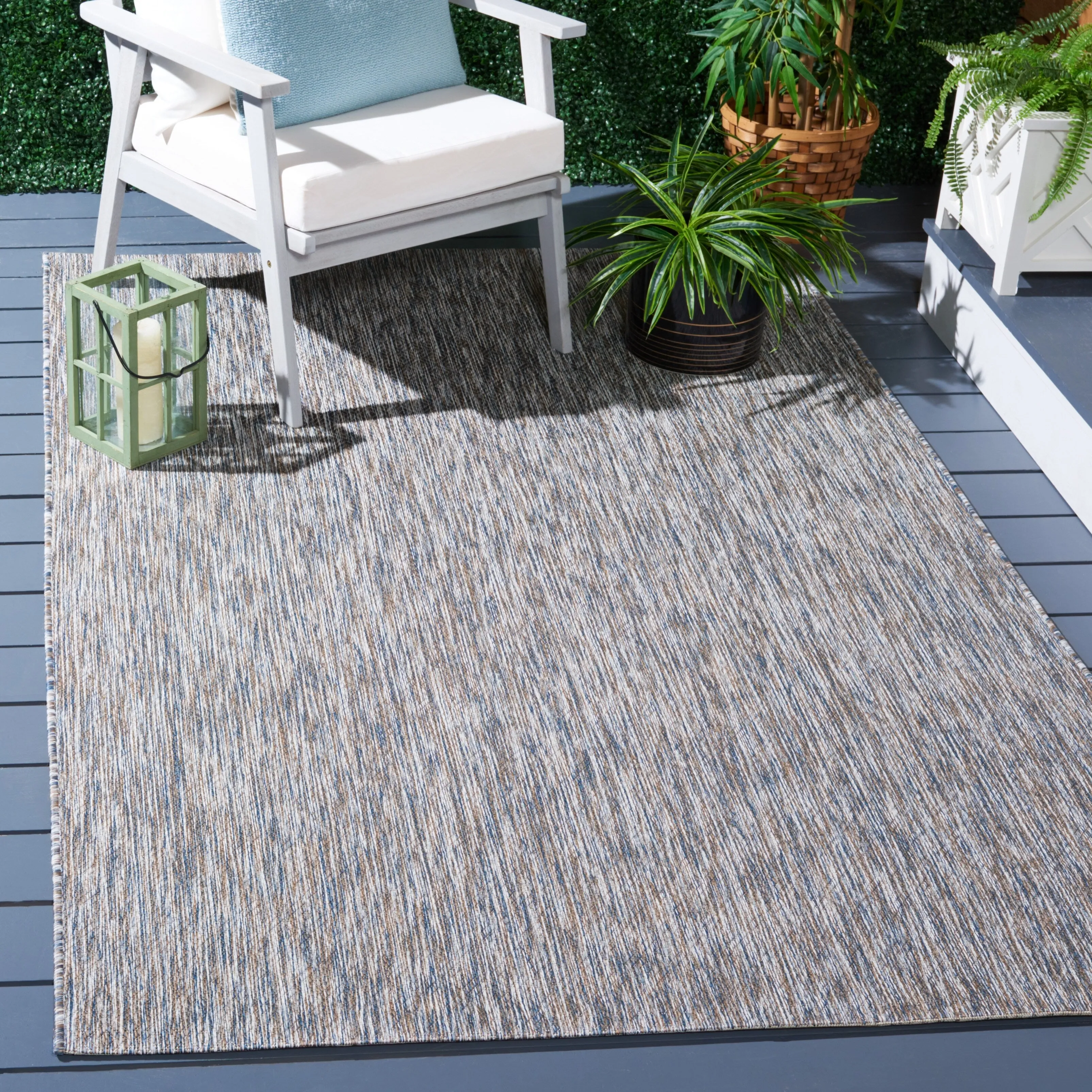 SAFAVIEH Courtyard Lumturie Indoor/Outdoor Waterproof Patio Rug
