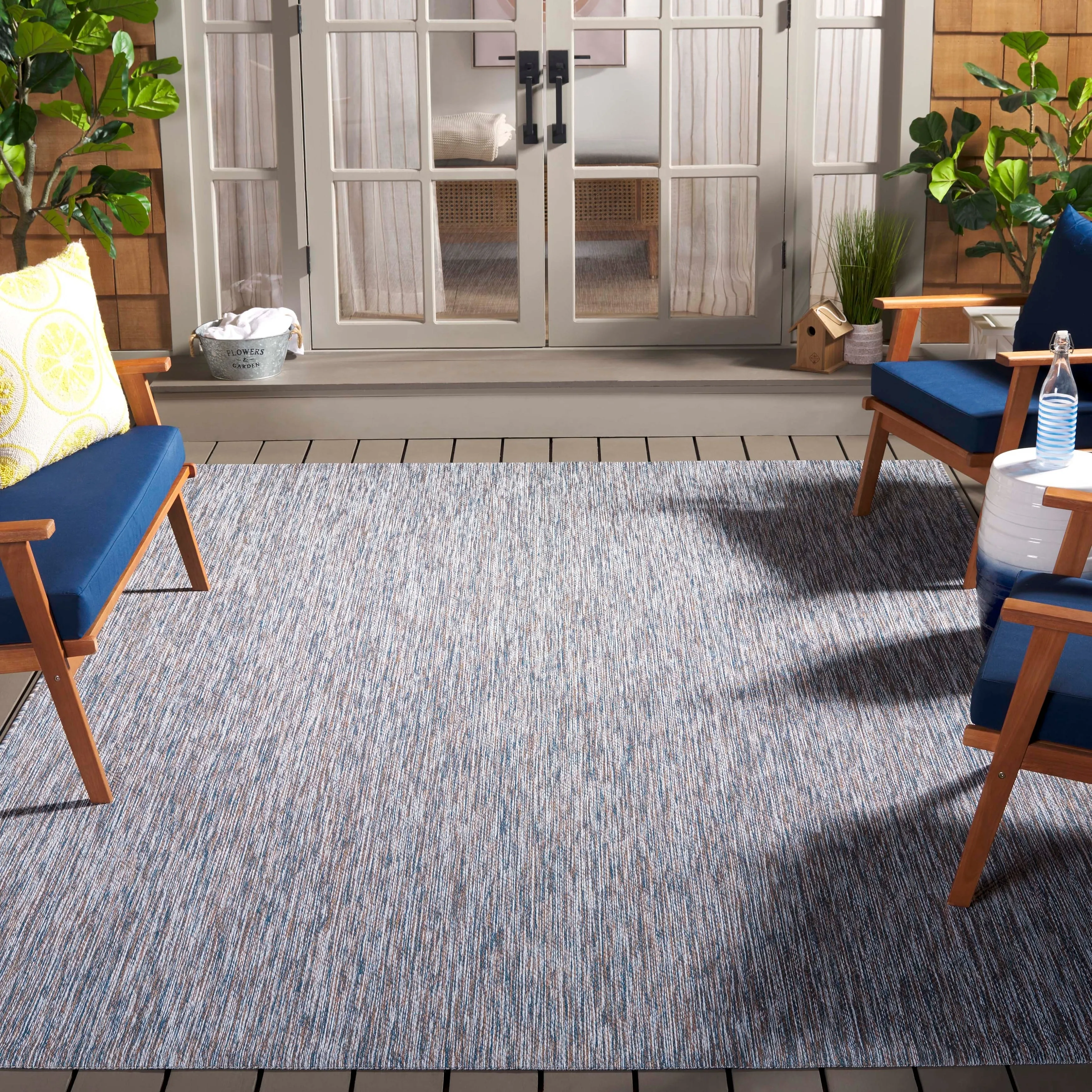 SAFAVIEH Courtyard Lumturie Indoor/Outdoor Waterproof Patio Rug