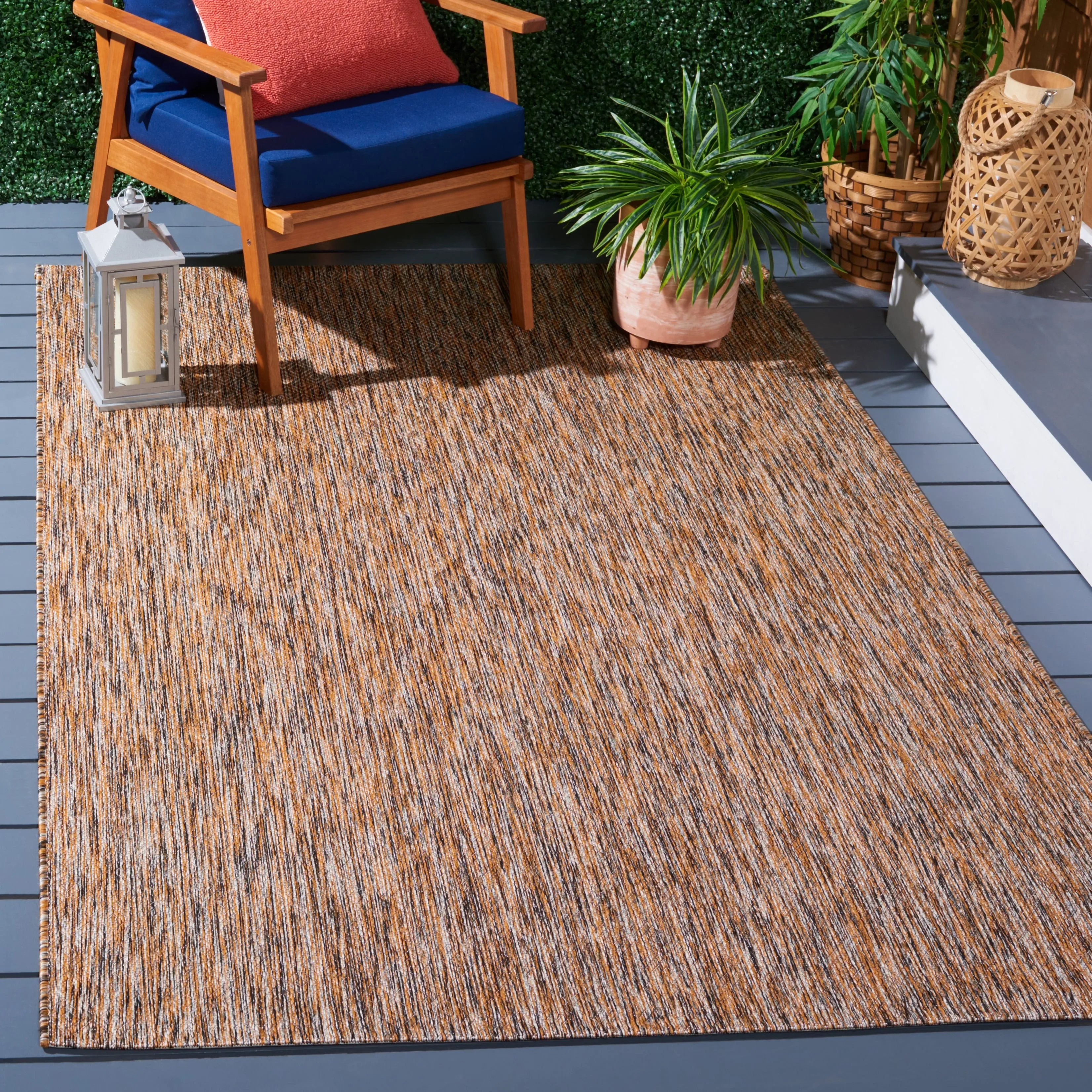 SAFAVIEH Courtyard Lumturie Indoor/Outdoor Waterproof Patio Rug
