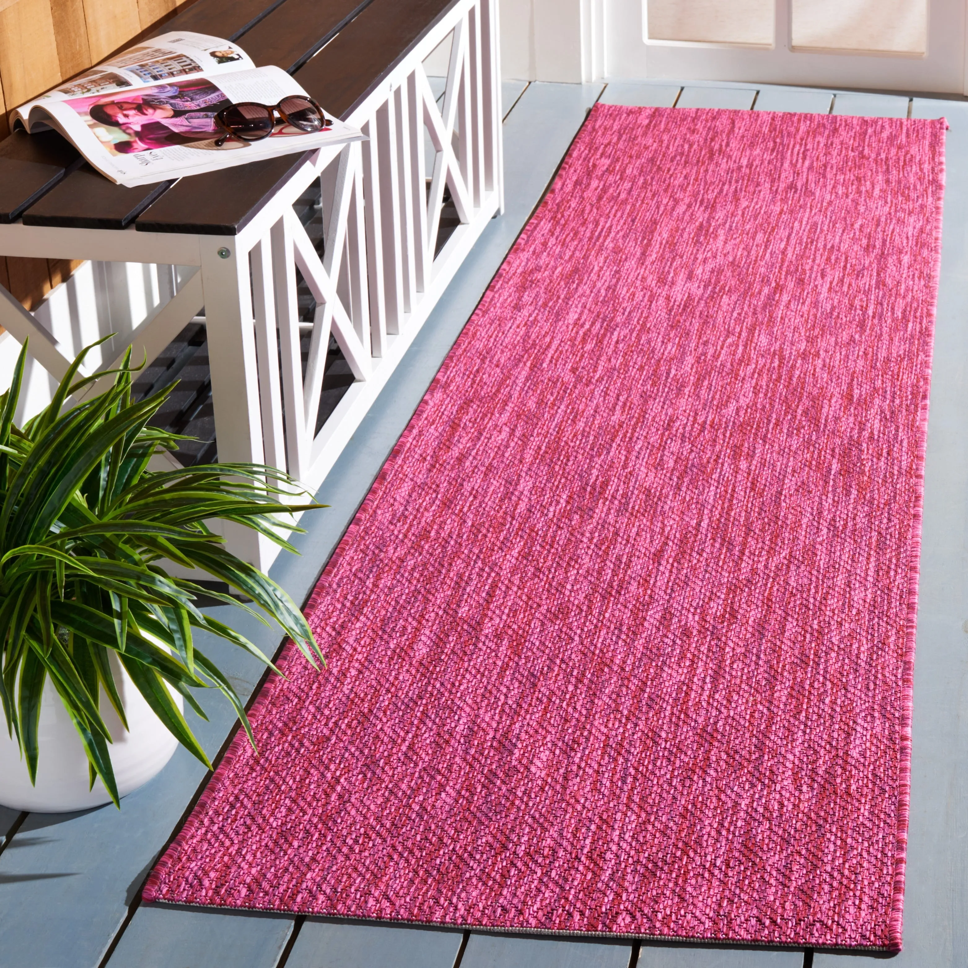 SAFAVIEH Courtyard Lumturie Indoor/Outdoor Waterproof Patio Rug