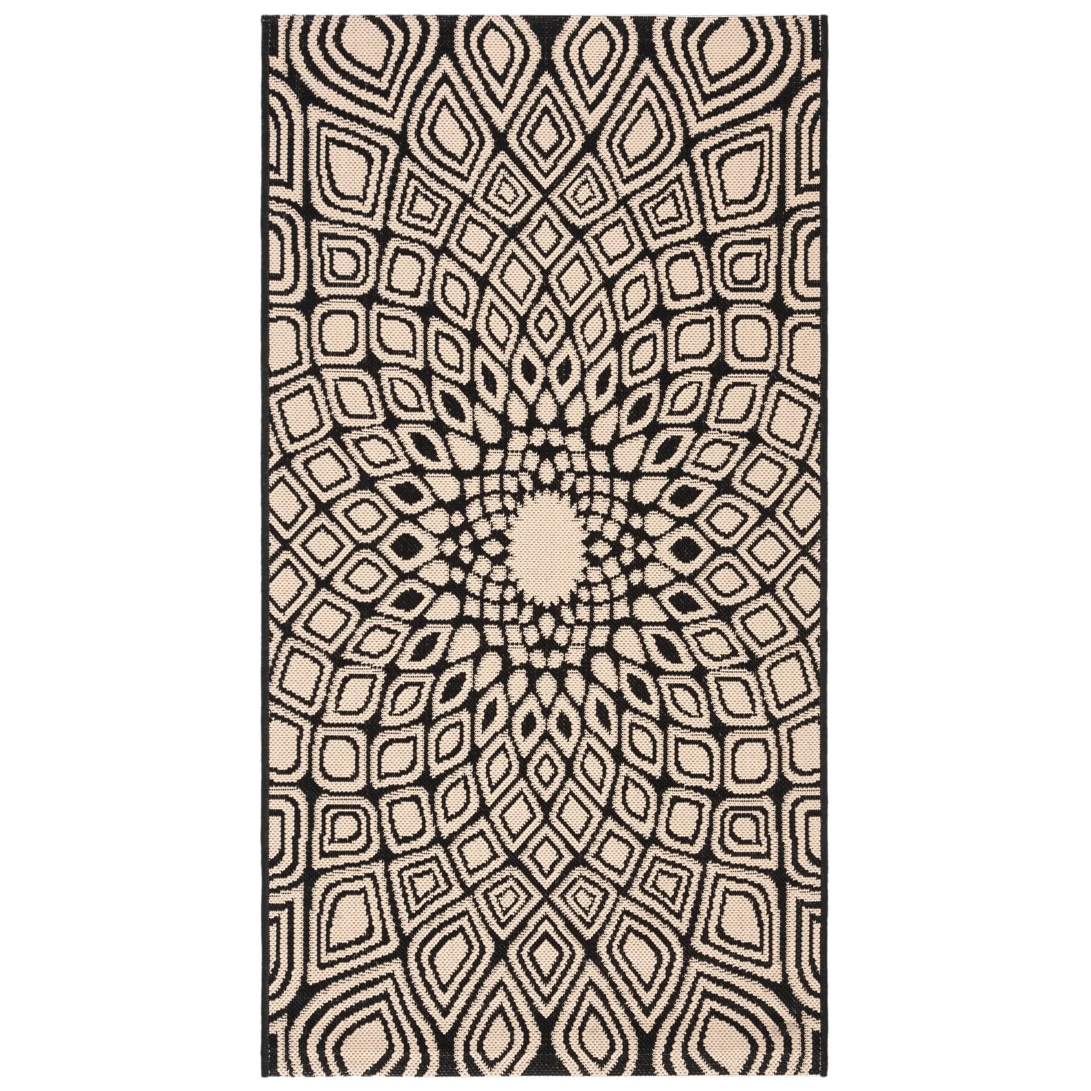 SAFAVIEH Courtyard Misako Indoor/ Outdoor Waterproof Patio Backyard Rug