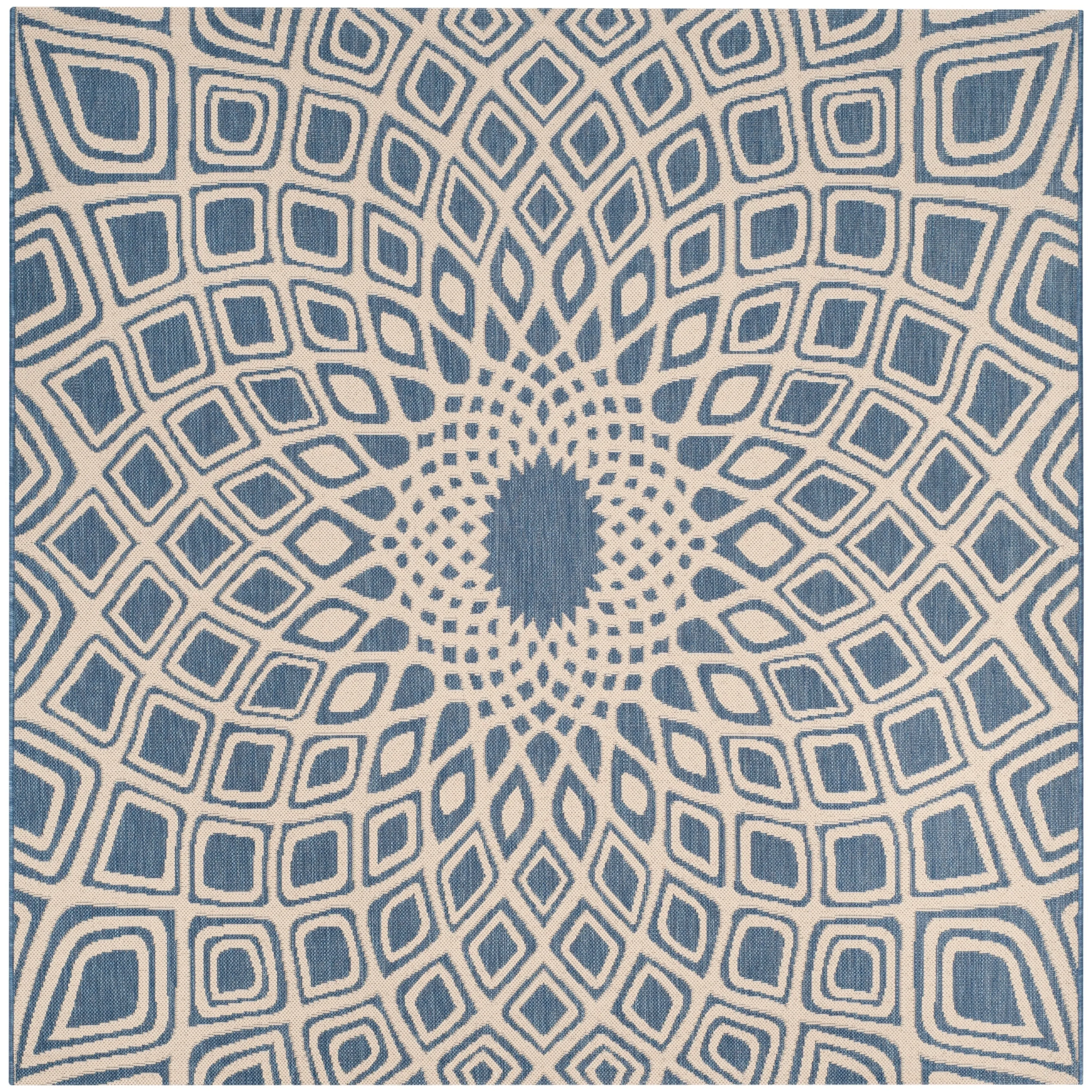SAFAVIEH Courtyard Misako Indoor/ Outdoor Waterproof Patio Backyard Rug