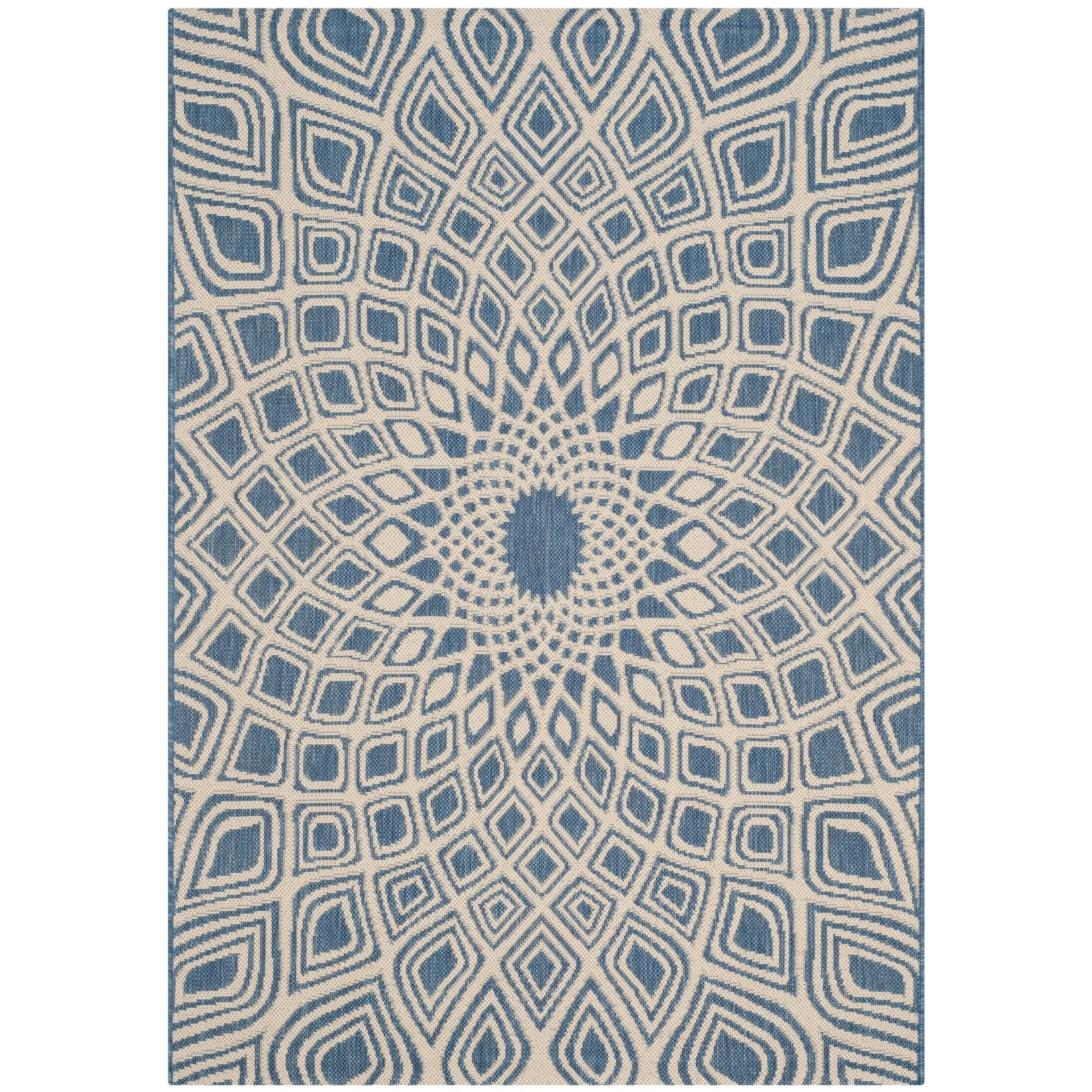SAFAVIEH Courtyard Misako Indoor/ Outdoor Waterproof Patio Backyard Rug