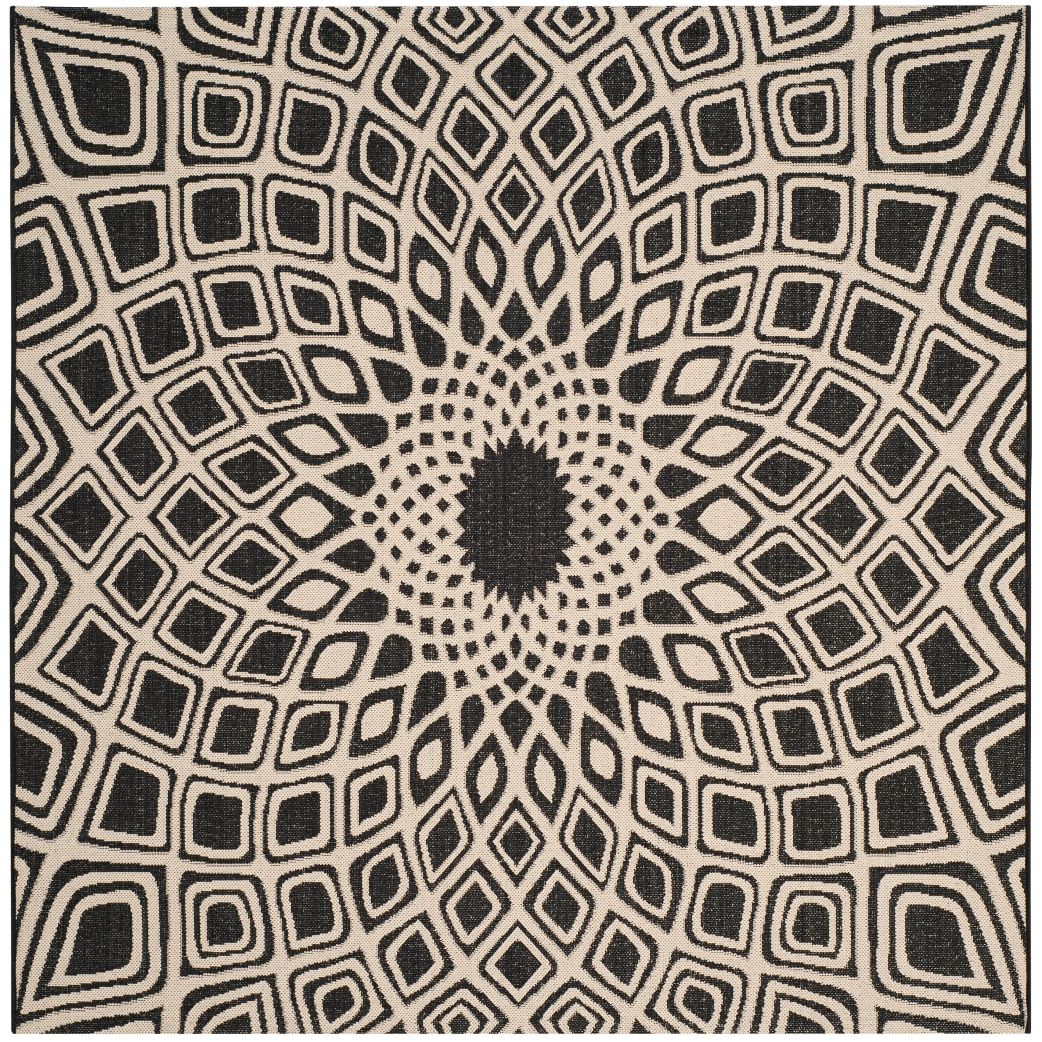SAFAVIEH Courtyard Misako Indoor/ Outdoor Waterproof Patio Backyard Rug